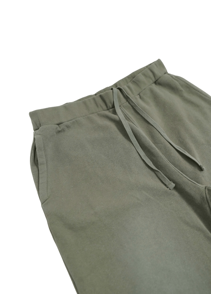 Other Olive Green Cursive Sweatpants Size US 30 / EU 46 - 2 Thumbnail