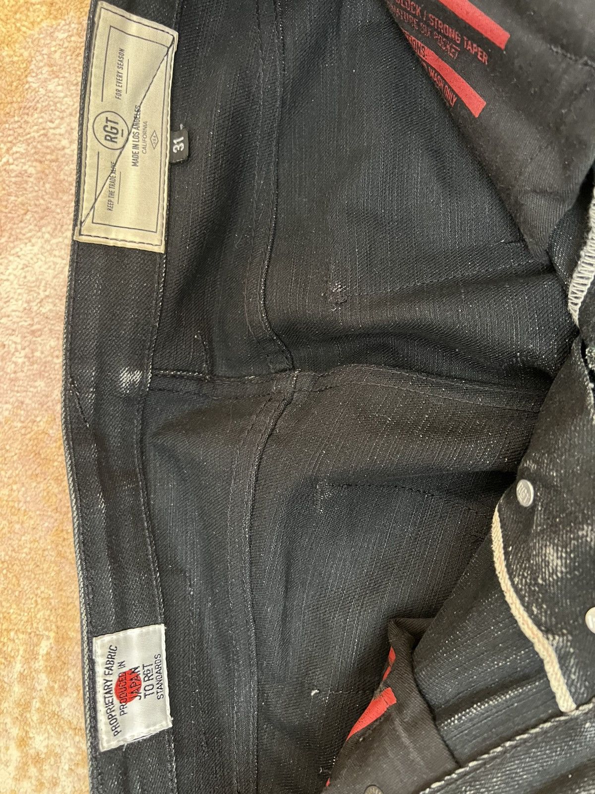 Rogue Territory Cryptic Stealth Strong Taper Denim Size US 31 - 10 Thumbnail