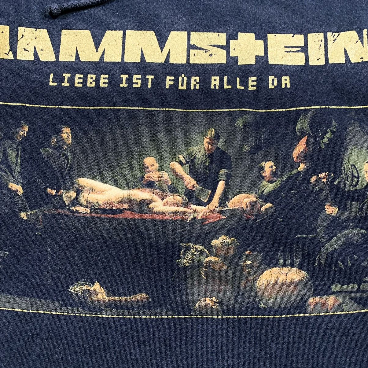 Band Tees × Vintage Vintage Y2k Rammstein Tour Hoodie Size US XL / EU 56 / 4 - 7 Thumbnail