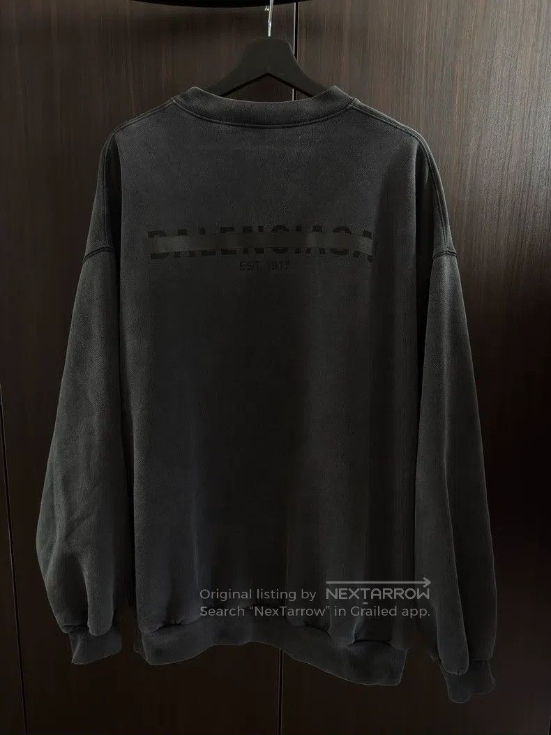 Balenciaga Balenciaga Distressed Sweatshirt, Size L Size US L / EU 52-54 / 3 - 2 Thumbnail
