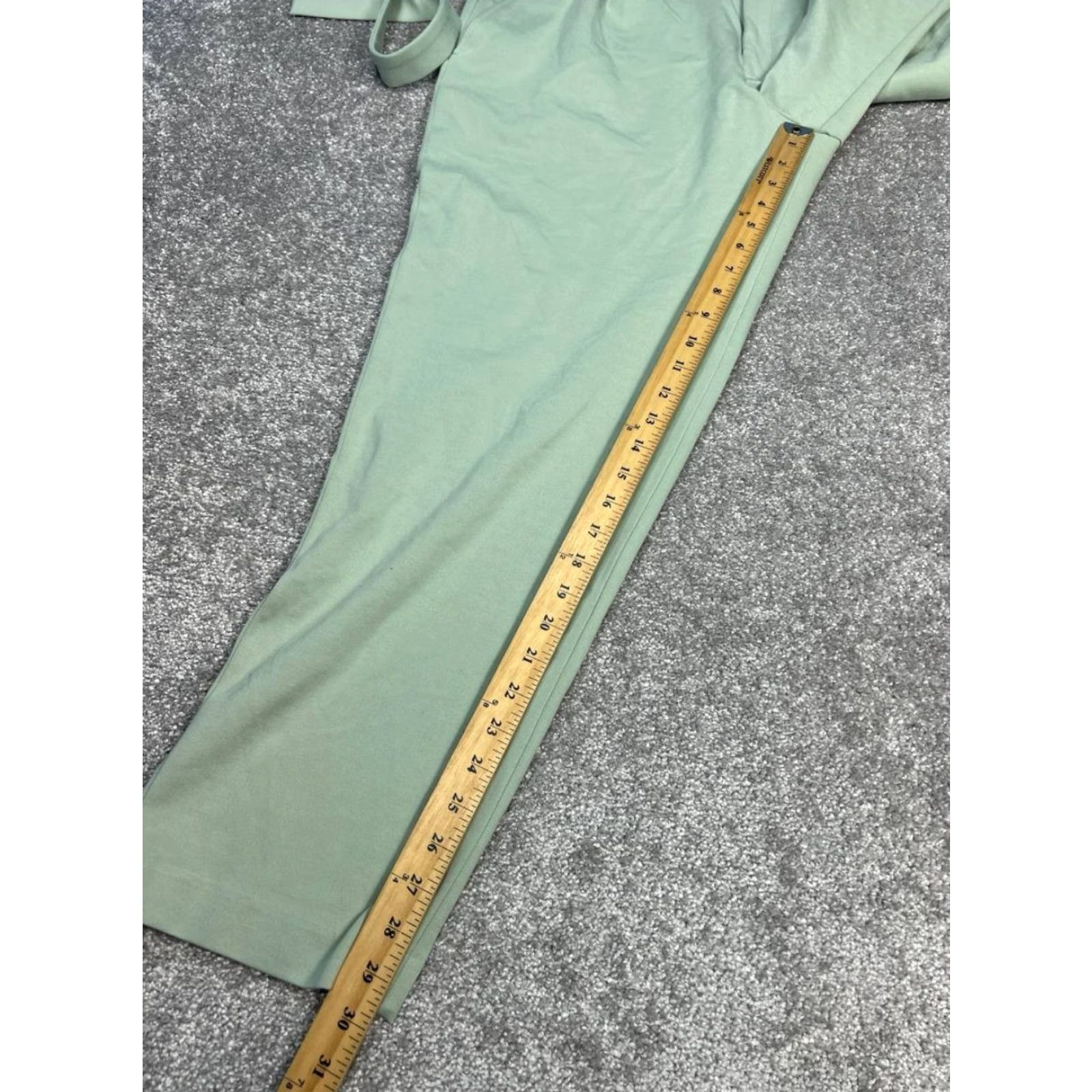 Rag & Bone Rag & Bone Roxie Linen Pants Women XL Green Cotton Stretch Self Tie Belt Tapered Dress Pants Modern Size 40" / US 18 - 5 Thumbnail