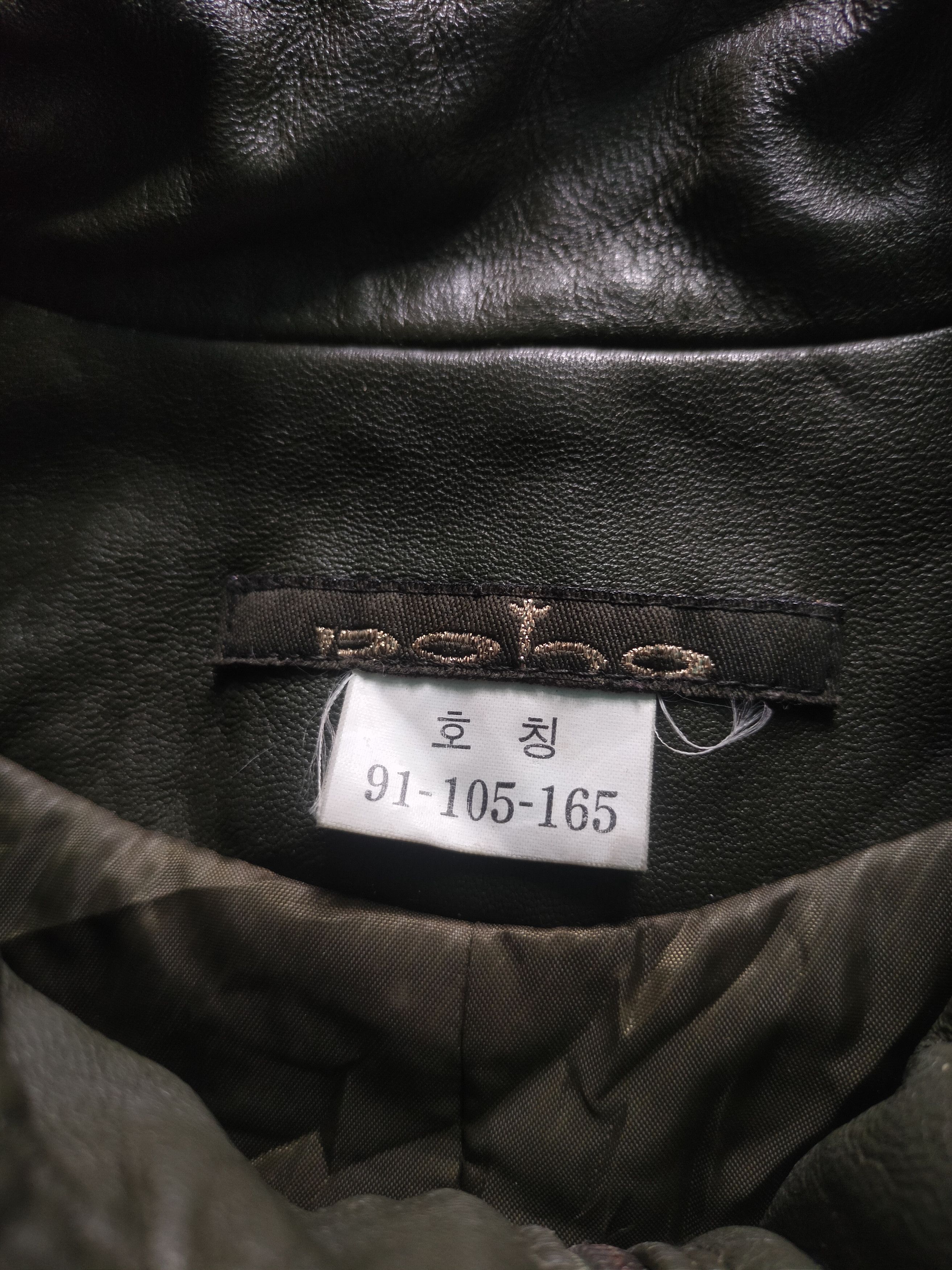 14th Addiction Doho Calf leather Ribbed Grunge vkei gothic fur jacket Size S / US 4 / IT 40 - 8 Thumbnail