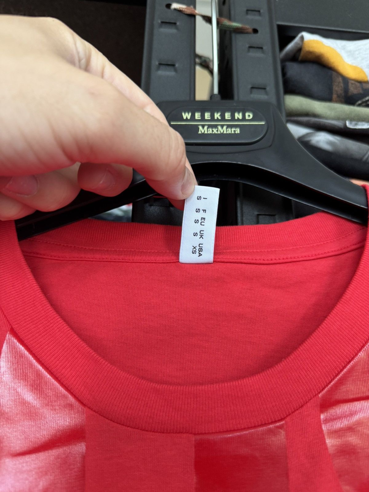 Moschino Moschino swim big logo tee red Size US S / EU 44-46 / 1 - 4 Thumbnail