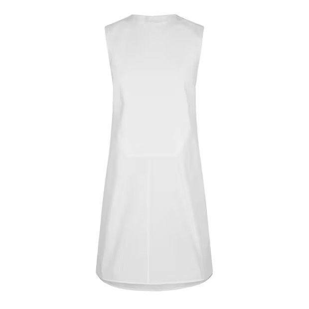 Jil Sander o1g2r1mq1024 Mini Dress in White Size XS / US 0-2 / IT 36-38 - 1 Thumbnail