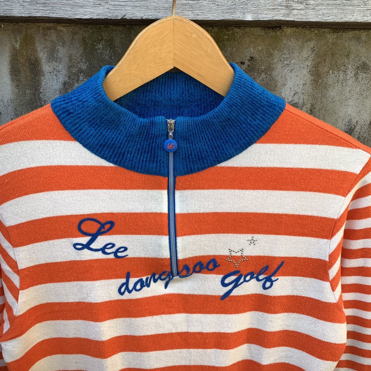 Japanese Brand VINTAGE STRIPED HALFZIP KNIT SWEATER HYSTERIC STYLE Size M / US 6-8 / IT 42-44 - 4 Thumbnail