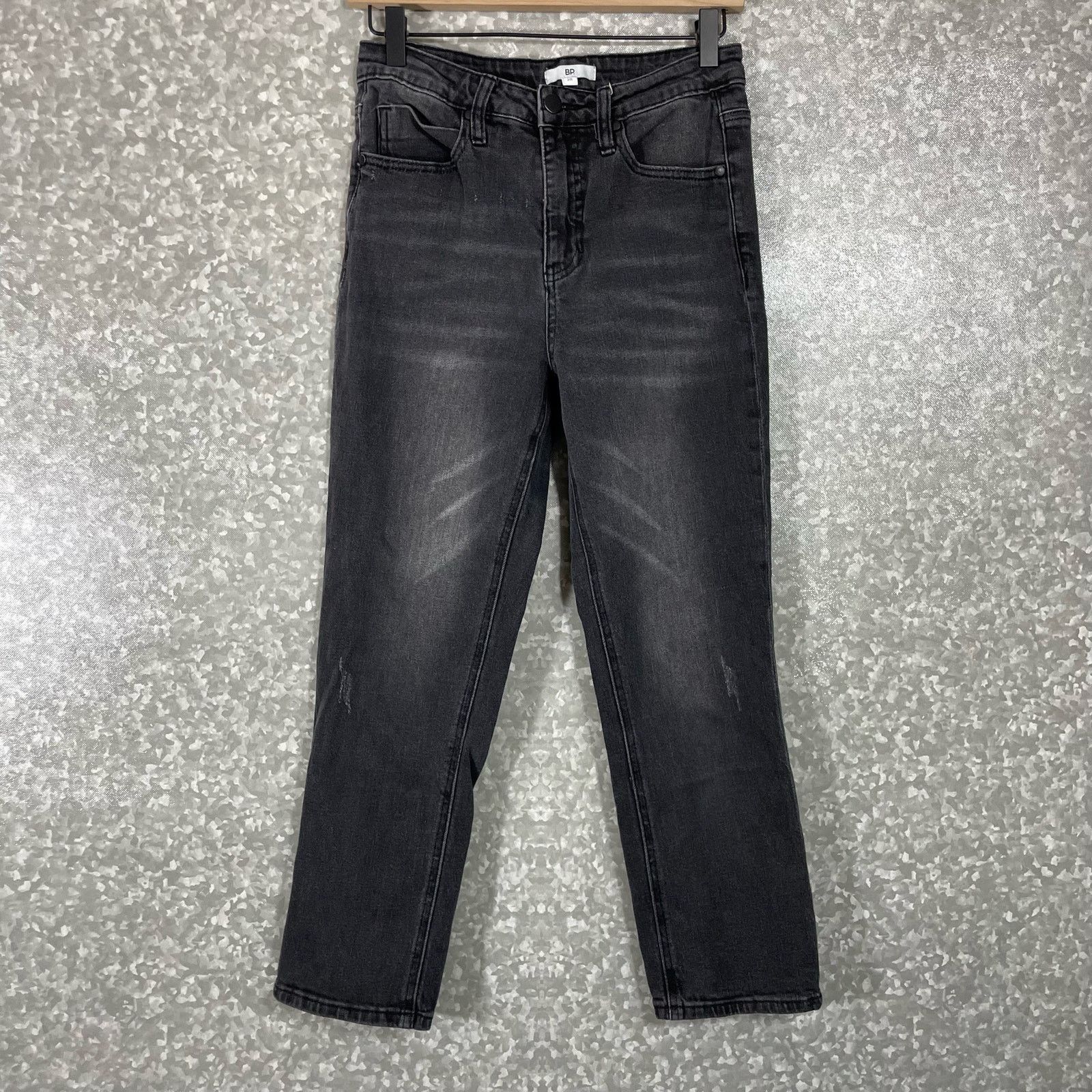 BP. BP Nordstrom Black High Rise Straight Leg Crop Jeans - 28 Size 28" / US 6 / IT 42 - 2 Thumbnail
