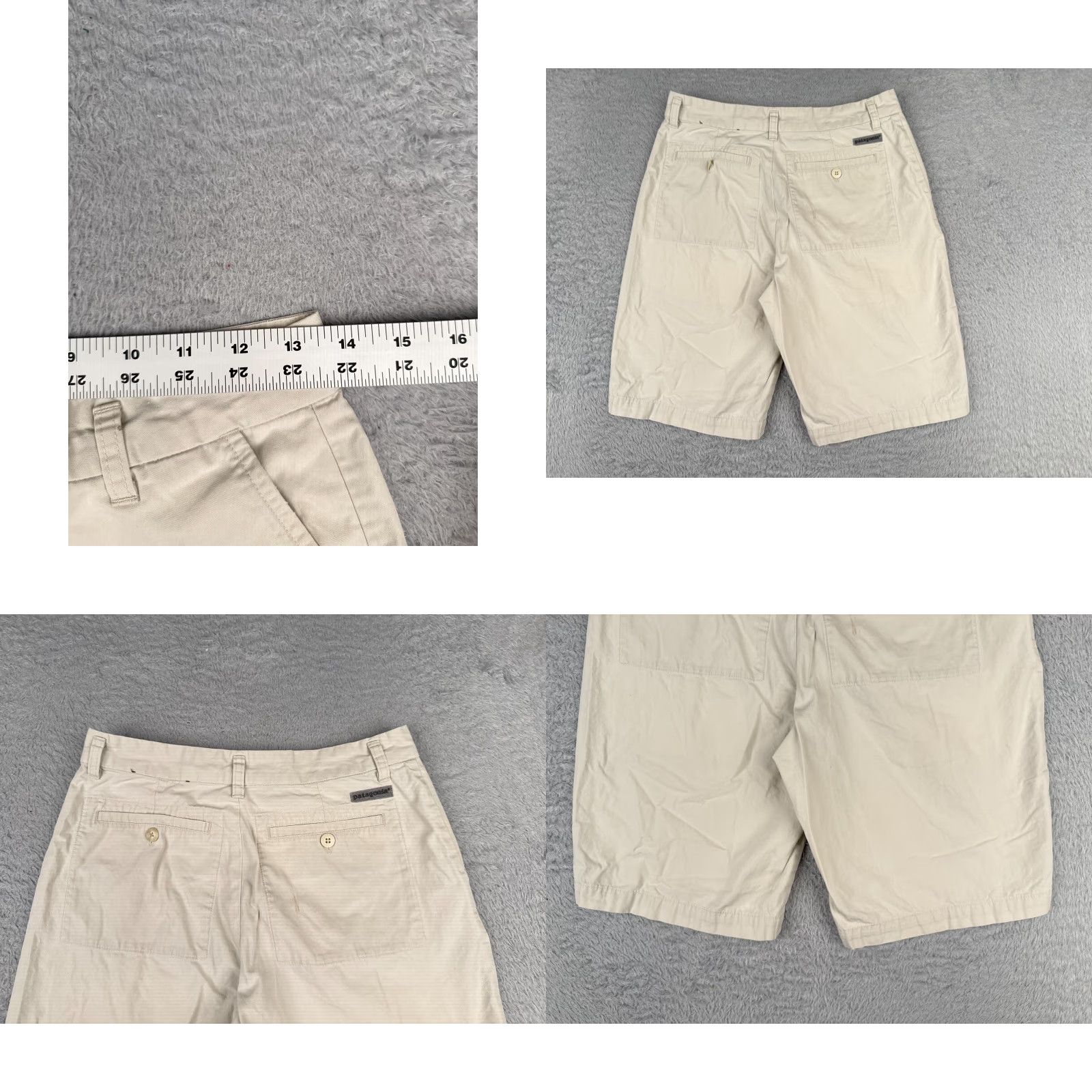 Patagonia Patagonia Men Shorts Chino Casual 28 Beige Cotton Nylon Flat Front 11 Inseam Regular Pockets Logo Cargo Pocket Vintage No Size US 28 / EU 44 - 9 Thumbnail