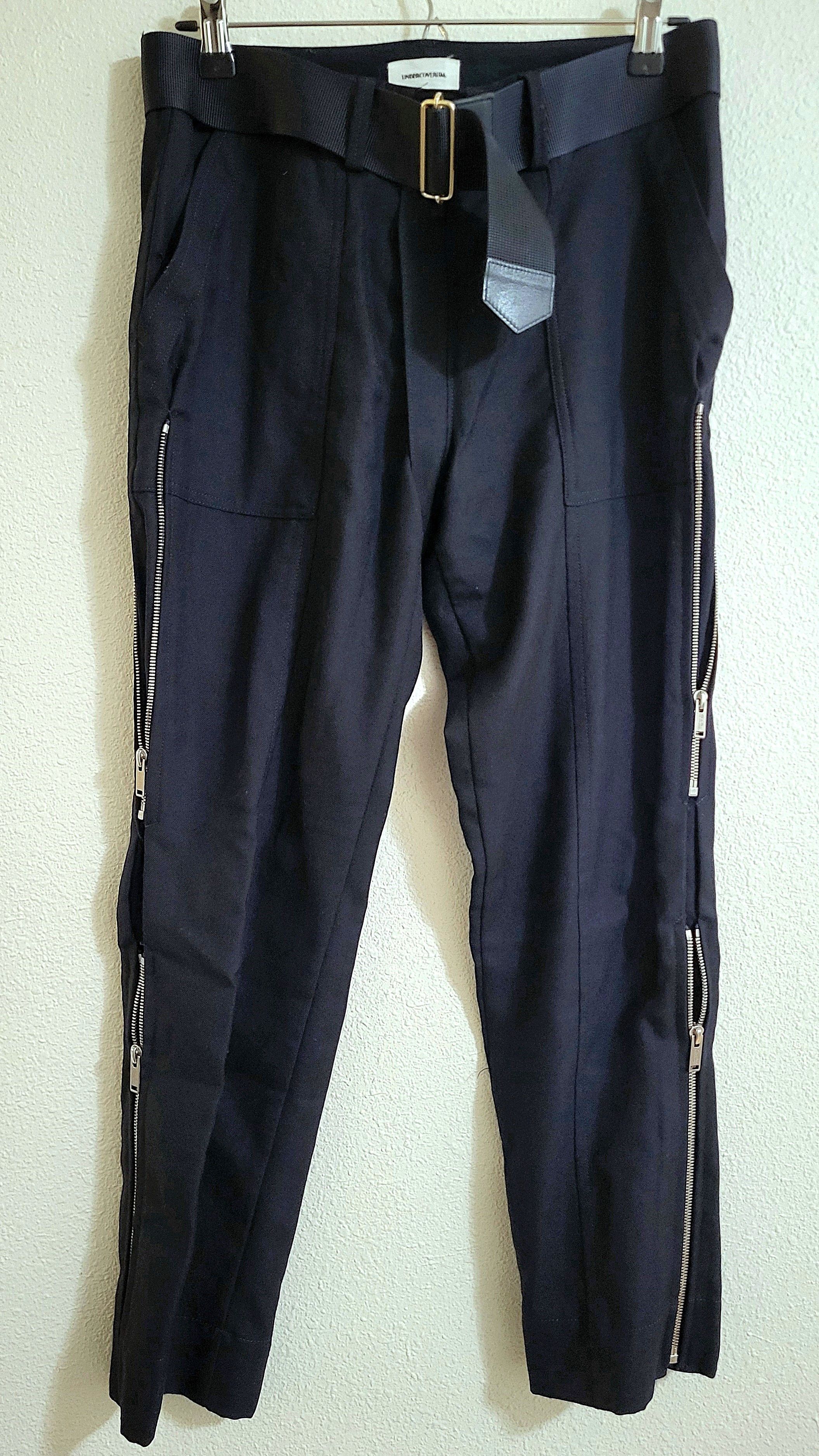 Undercover Wool Four Zipper Bondage Pants Size US 30 / EU 46 - 1 Thumbnail