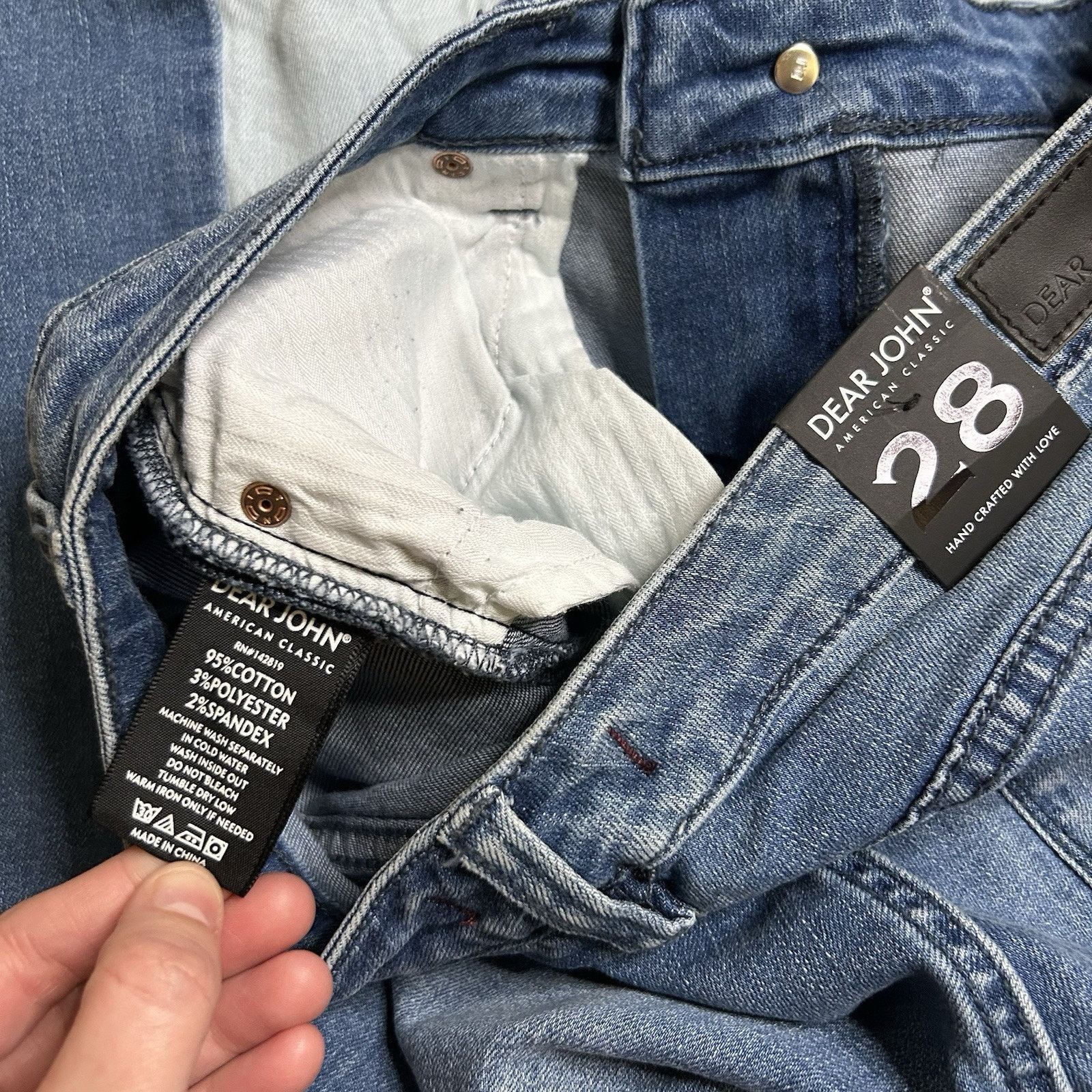 Other NWT Dear John Womens Jeans Ankle Skinny Denim Jean Size 28 Size 28" / US 6 / IT 42 - 4 Thumbnail