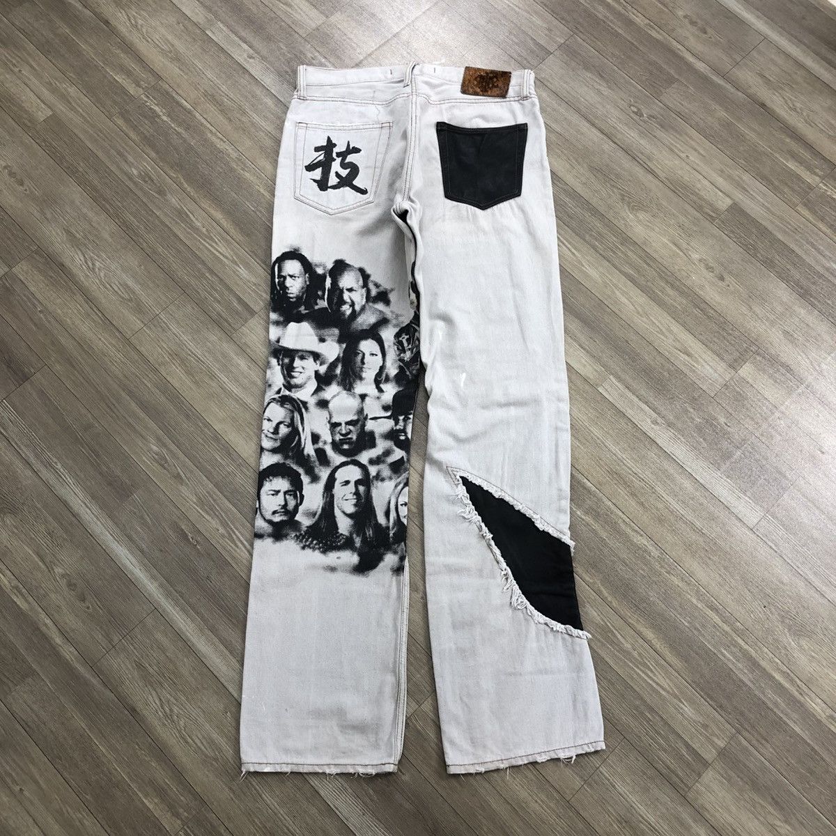 PPFM 2000s In The Attic WWE Players Rock N Roll Distressed Jeans Size US 32 / EU 48 - 17 Thumbnail