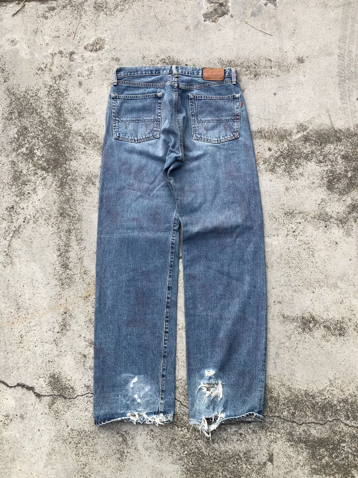 Edwin WIDE LEG SELVEDGE EDWIN PAINTED DENIM Size US 34 / EU 50 - 6 Thumbnail