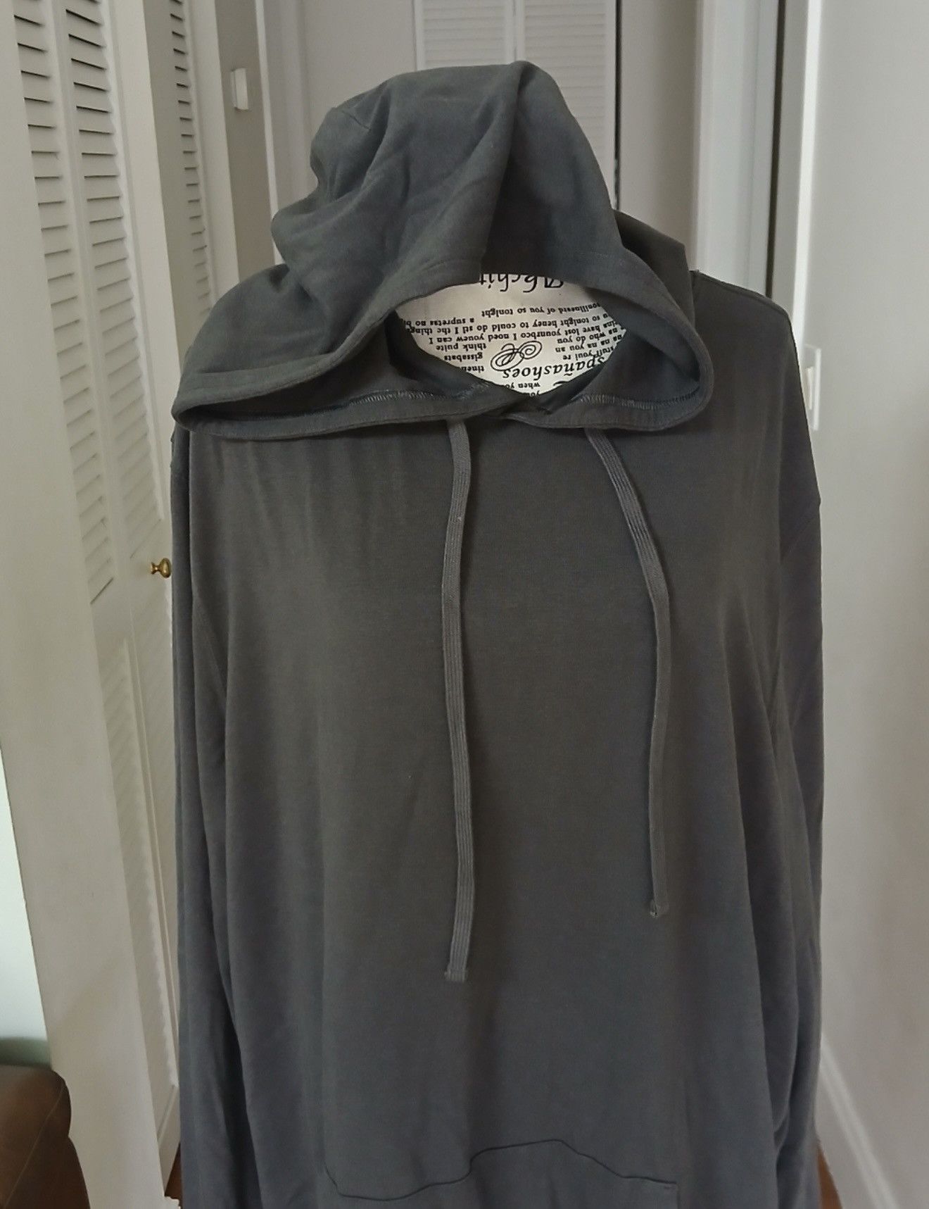 Other SKIMS Men's Dark Charcoal Hoodie - Pullover Drawstring Size US XL / EU 56 / 4 - 6 Thumbnail