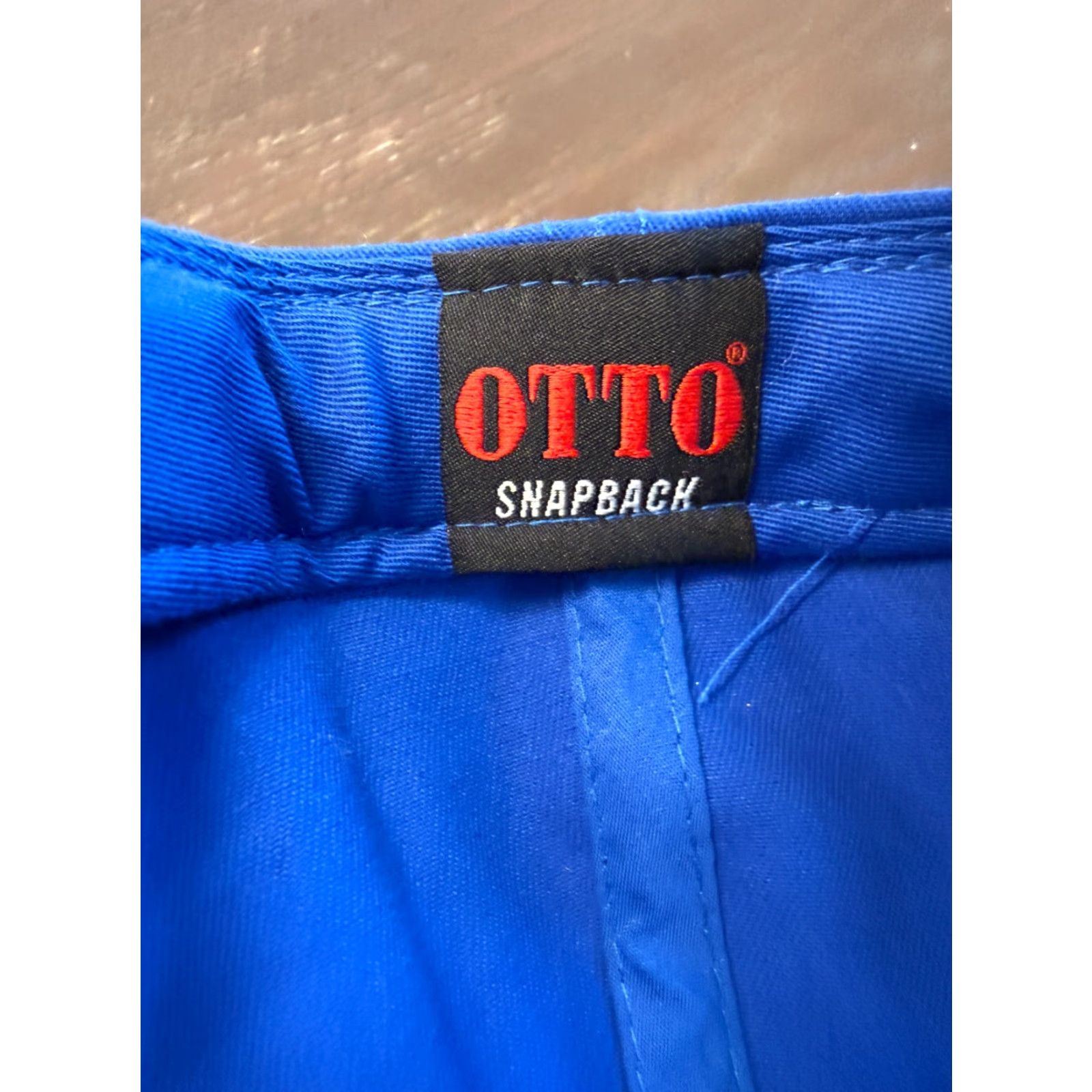 Vintage Otto Katmai Lodge Alaska Snapback Hat Mens One Size Blue Twill Cotton Adjustable Travel Fish Hunt Cap Mens Size ONE SIZE - 7 Thumbnail