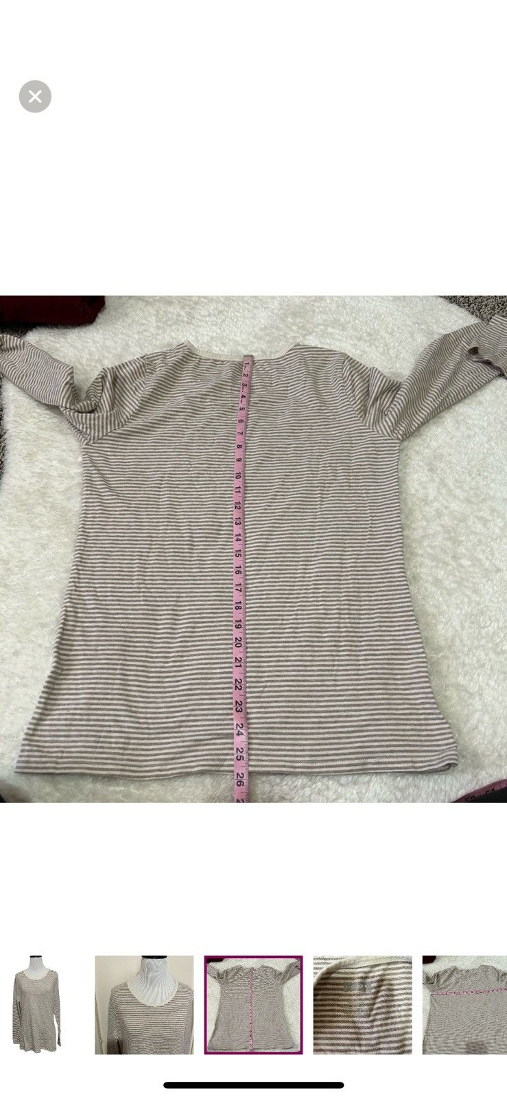Duluth Trading Company Duluth trading co large striped long sleeved tee Size L / US 10 / IT 46 - 5 Thumbnail