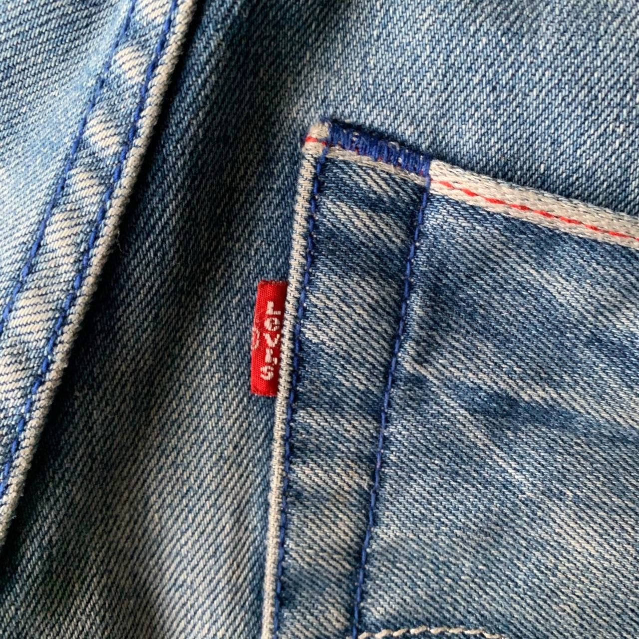 CLOT × Levi's Levis x Clot x Kazuki Kuraishi 501 Blue Denim Short Pants Size US 30 / EU 46 - 16 Thumbnail
