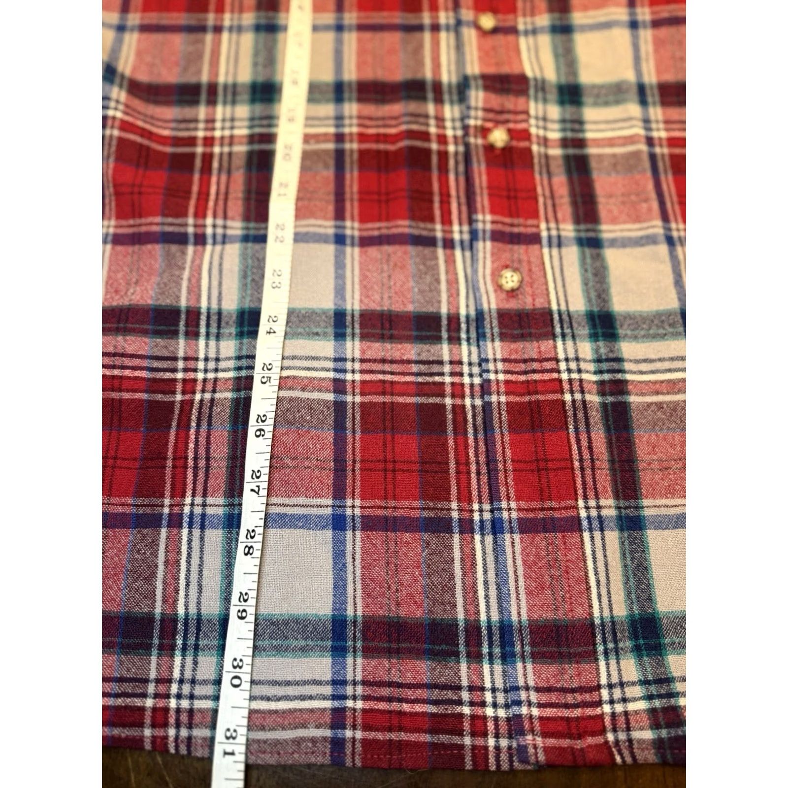 Pendleton VINTAGE Pendleton Shirt Mens Plaid Wool Flannel Leather Elbow Patch USA Size XL Size US XL / EU 56 / 4 - 7 Thumbnail