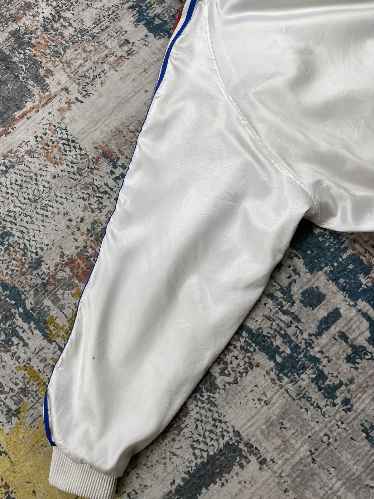 Adidas Vintage 90s Adidas Side Tape Tracktop Jackets Size US L / EU 52-54 / 3 - 6 Thumbnail