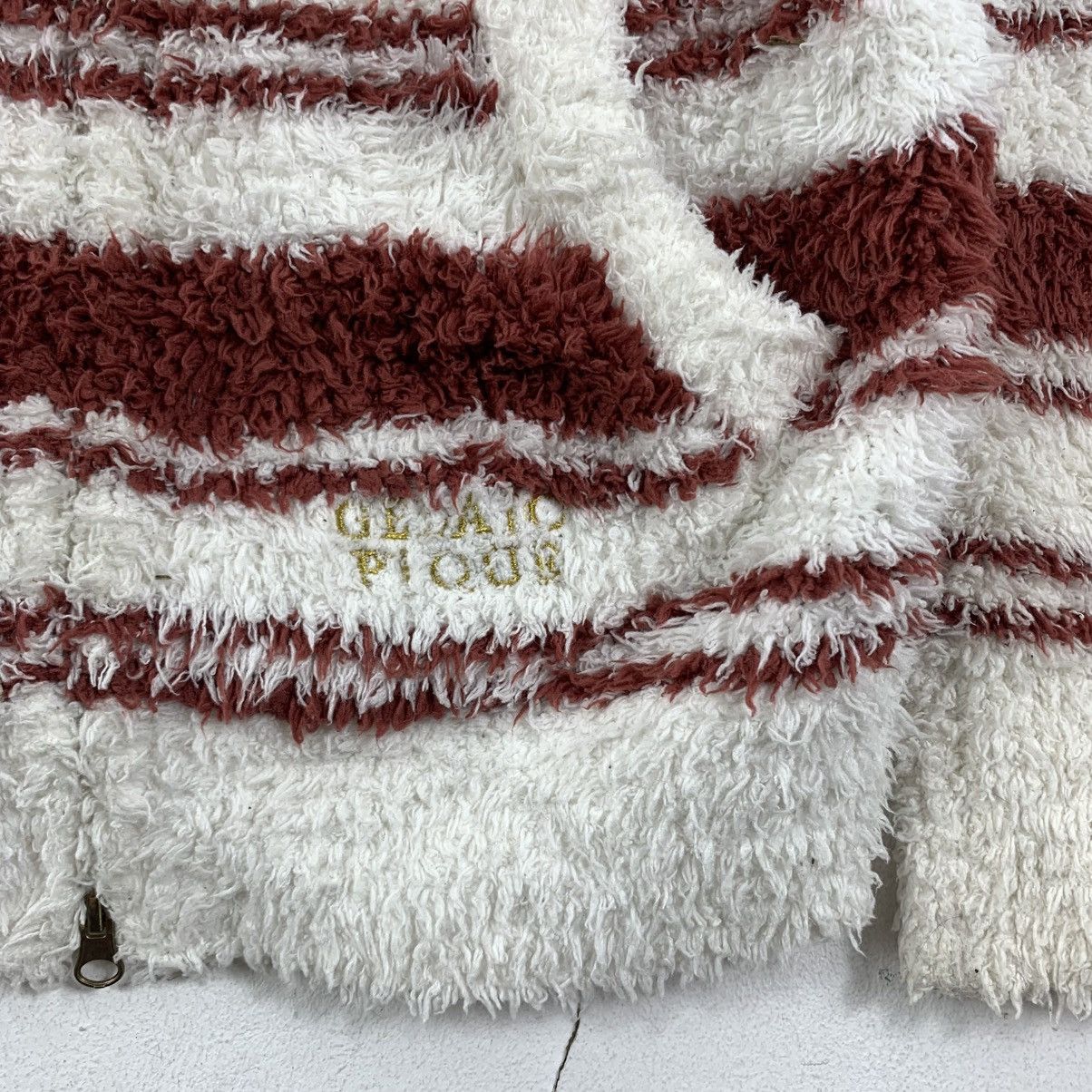 Vintage GELATO PIQUE Holiday Limited Sherpa Retro Stripes Hoodie Size US S / EU 44-46 / 1 - 3 Thumbnail