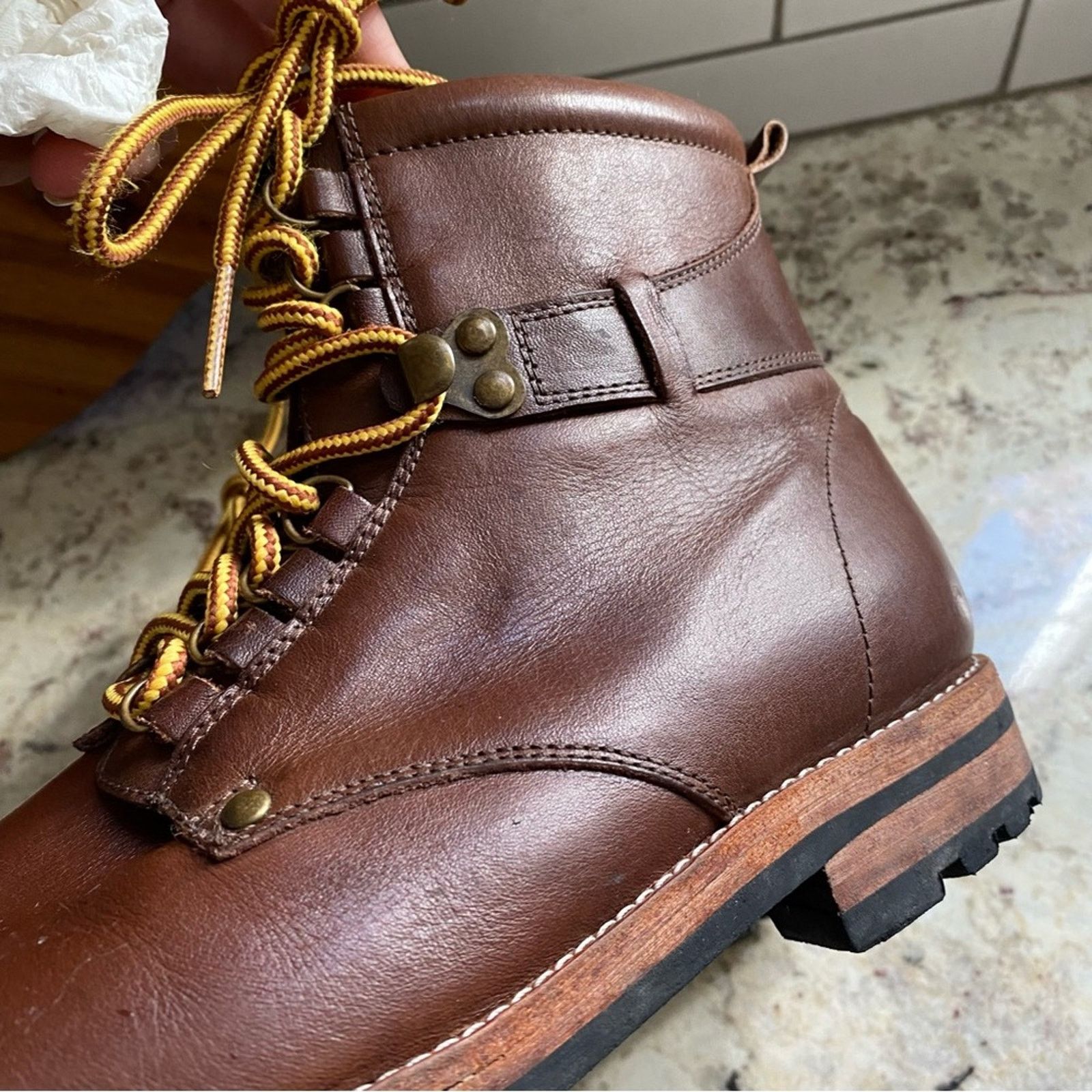 Rachel Comey Rachel Comey $400 Mens Burnside Trench Boot Brown Leather 8 Size US 8 / EU 41 - 6 Thumbnail