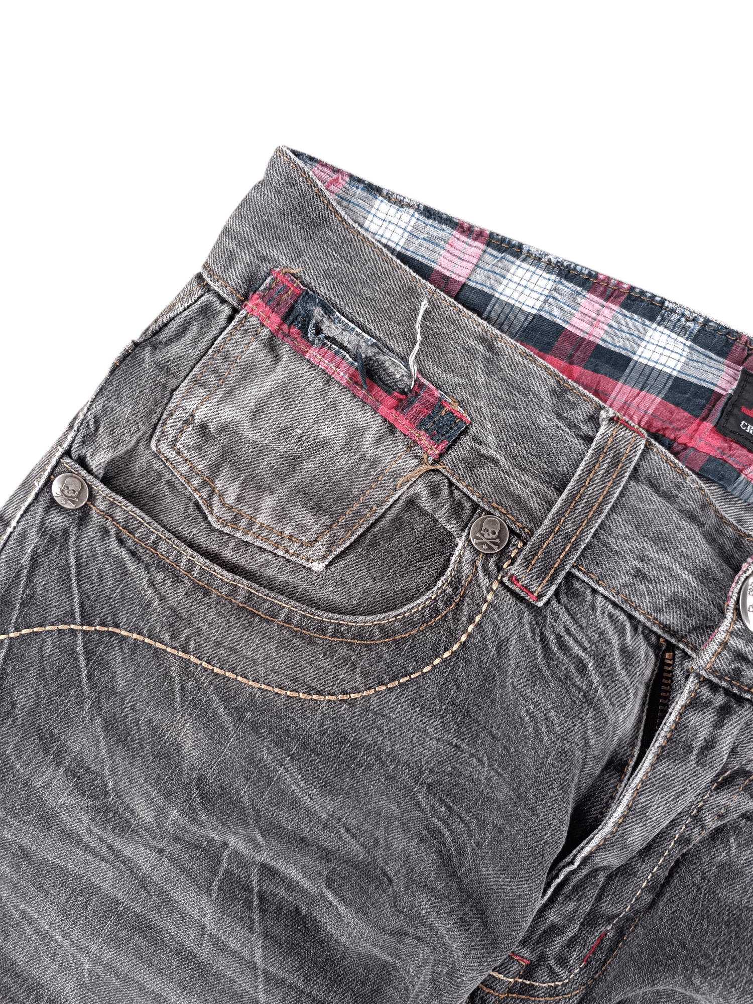 FLARED Jack Serika Embroidery Angel Wing Denim