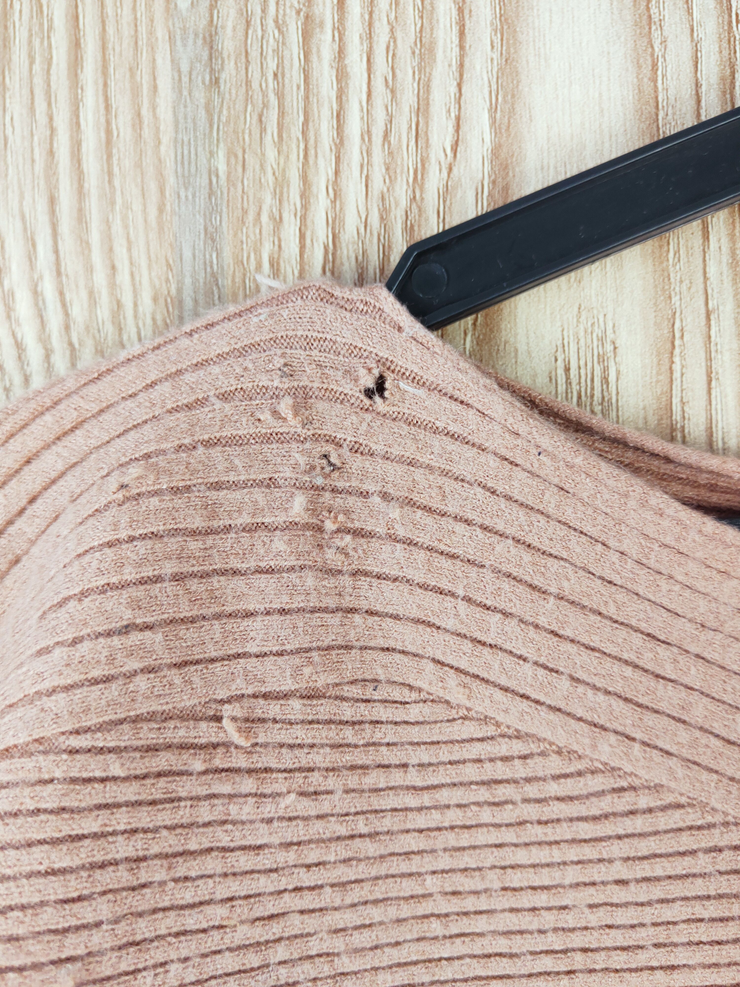 Homespun Knitwear × Japanese Brand × Vintage Cecil McBee Peach Knitwear Sweatshirts #W872 Size M / US 6-8 / IT 42-44 - 3 Thumbnail