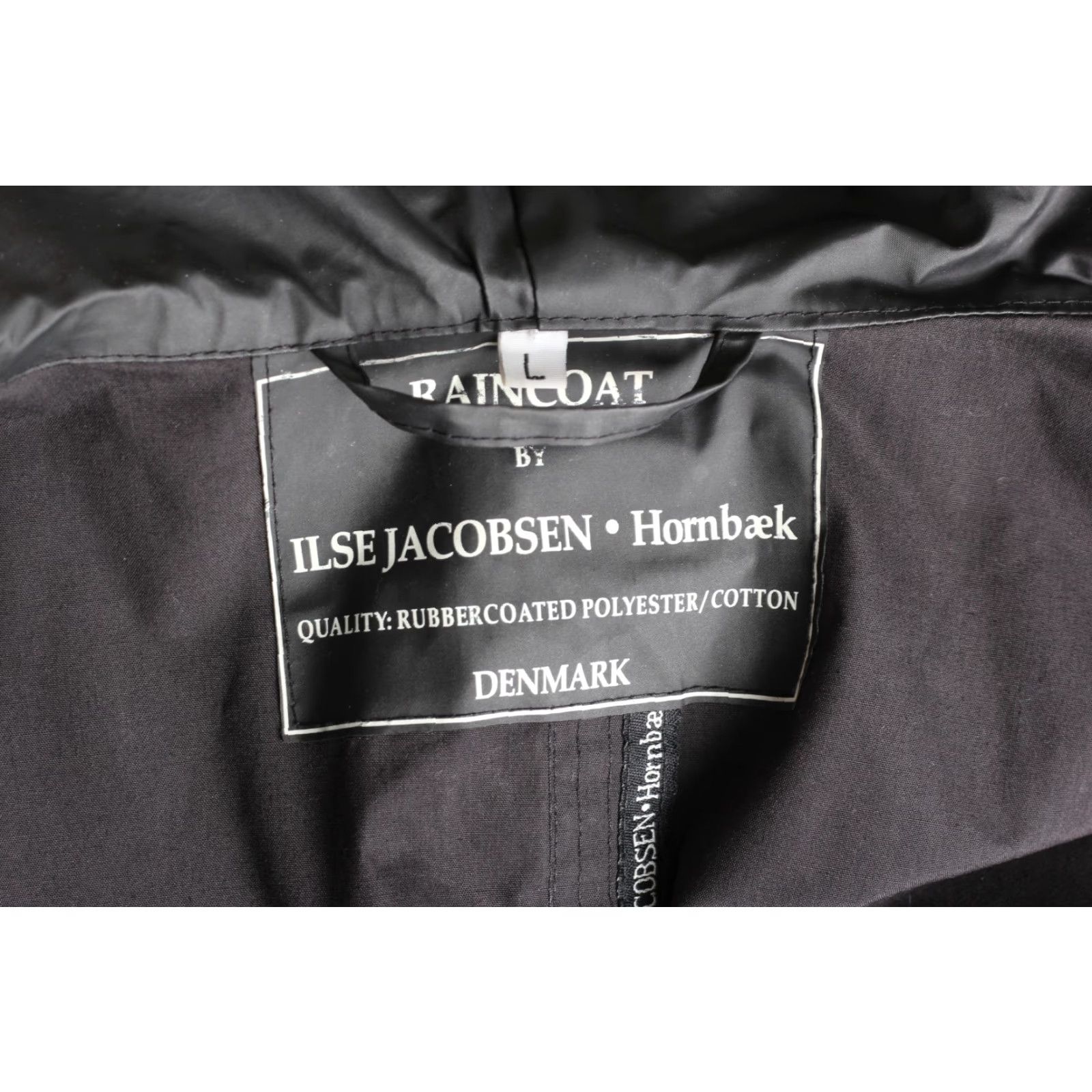 Ilse Jacobsen VINTAGE ILSE JACOBSEN RAINCOAT Hooded Waterproof Coat Women Size L MJ5917 Size L / US 10 / IT 46 - 4 Thumbnail