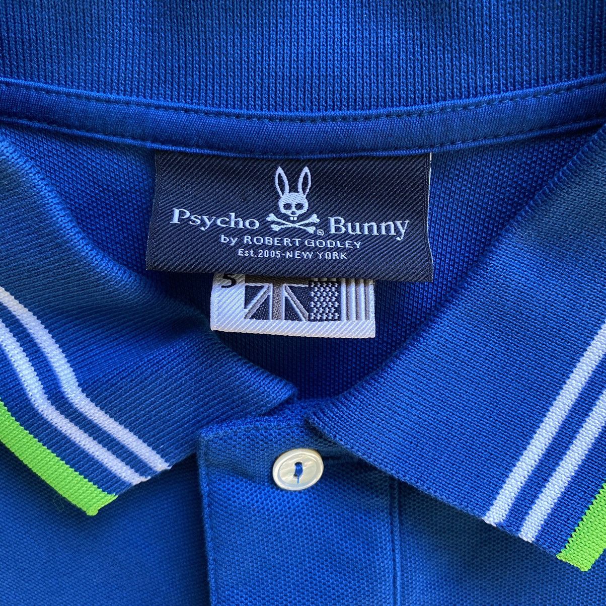 Psycho Bunny Psycho Bunny Blue/Green Polo Shirt Size US M / EU 48-50 / 2 - 4 Thumbnail
