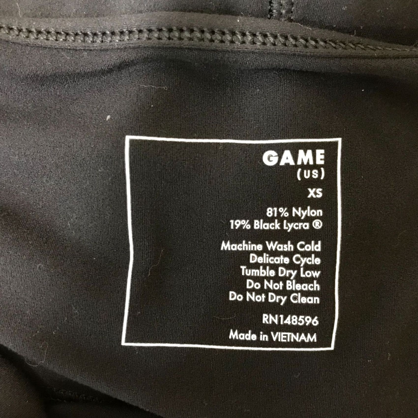 Vintage GAME Women's XS BLACK SPAGHETTI STRAP JUMPSUIT (One-Piece) Size 26" / US 2 / IT 38 - 7 Thumbnail
