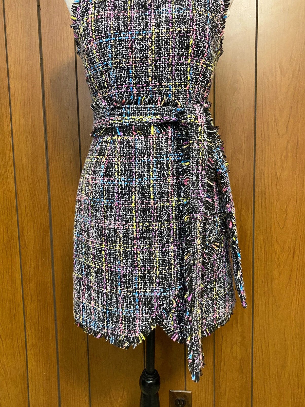 Cinq a Sept Cinq à Sept Rochelle Belted Tweed Minidress size 8 Size M / US 6-8 / IT 42-44 - 9 Thumbnail