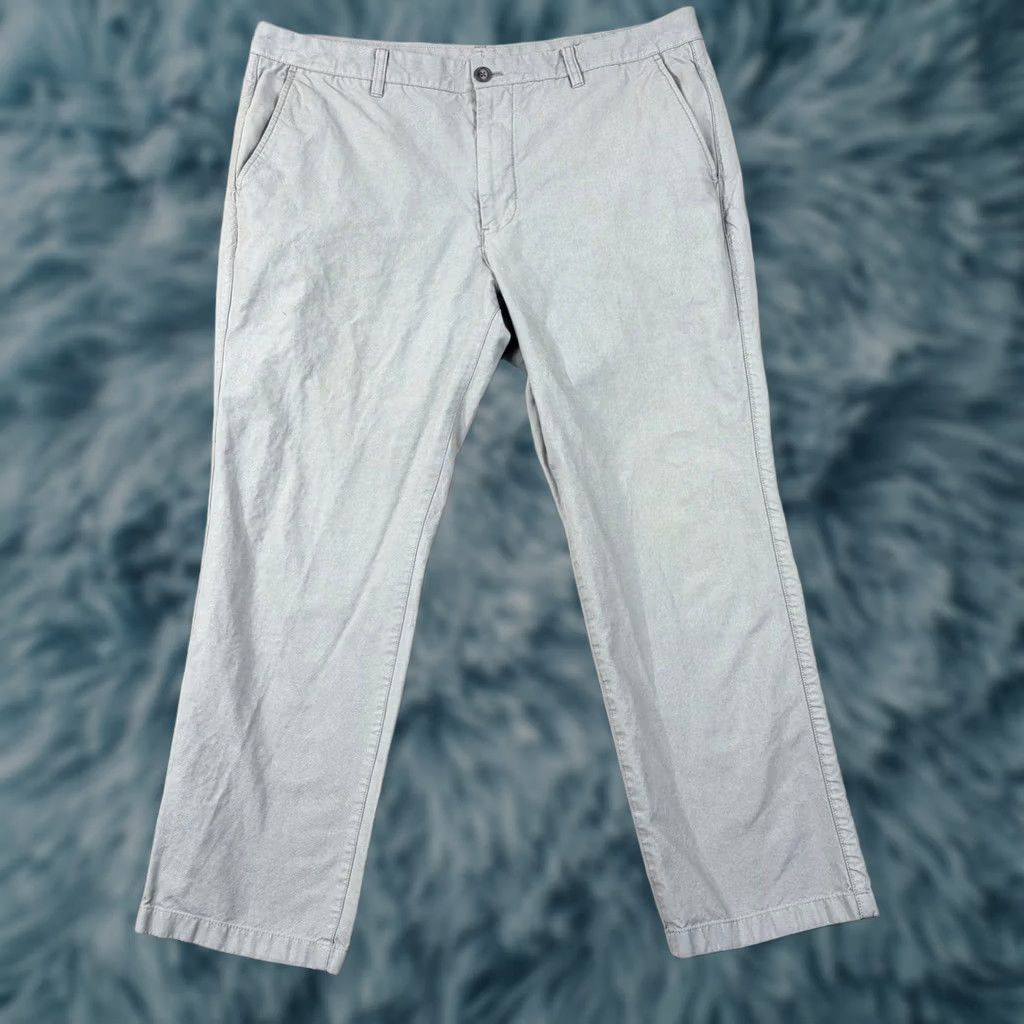 Bonobos Bonobos Chino Pants Light Grey 100% Cotton 38x30 Straight Leg Casual Trousers Mens Size US 38 / EU 54 - 1 Thumbnail