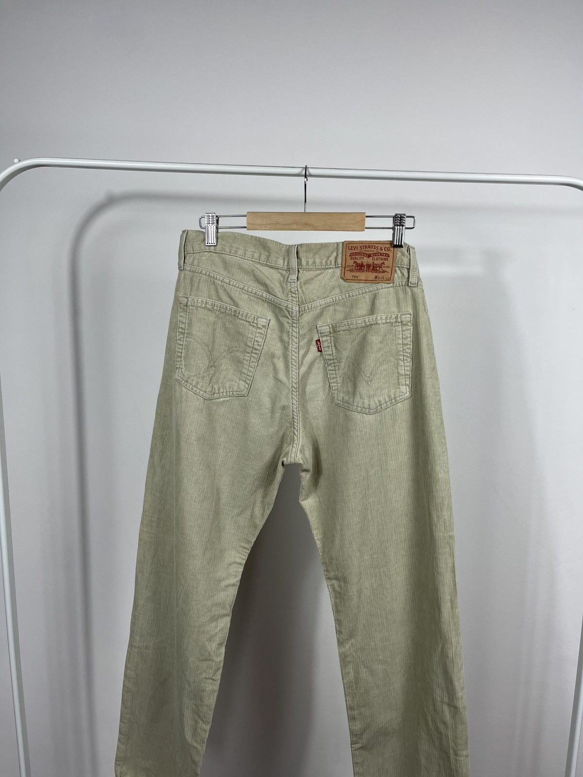 Levi's Levi’s 751 Vintage Corduroy Pants Beige Straight Fit W32 L32 Size US 32 / EU 48 - 2 Thumbnail