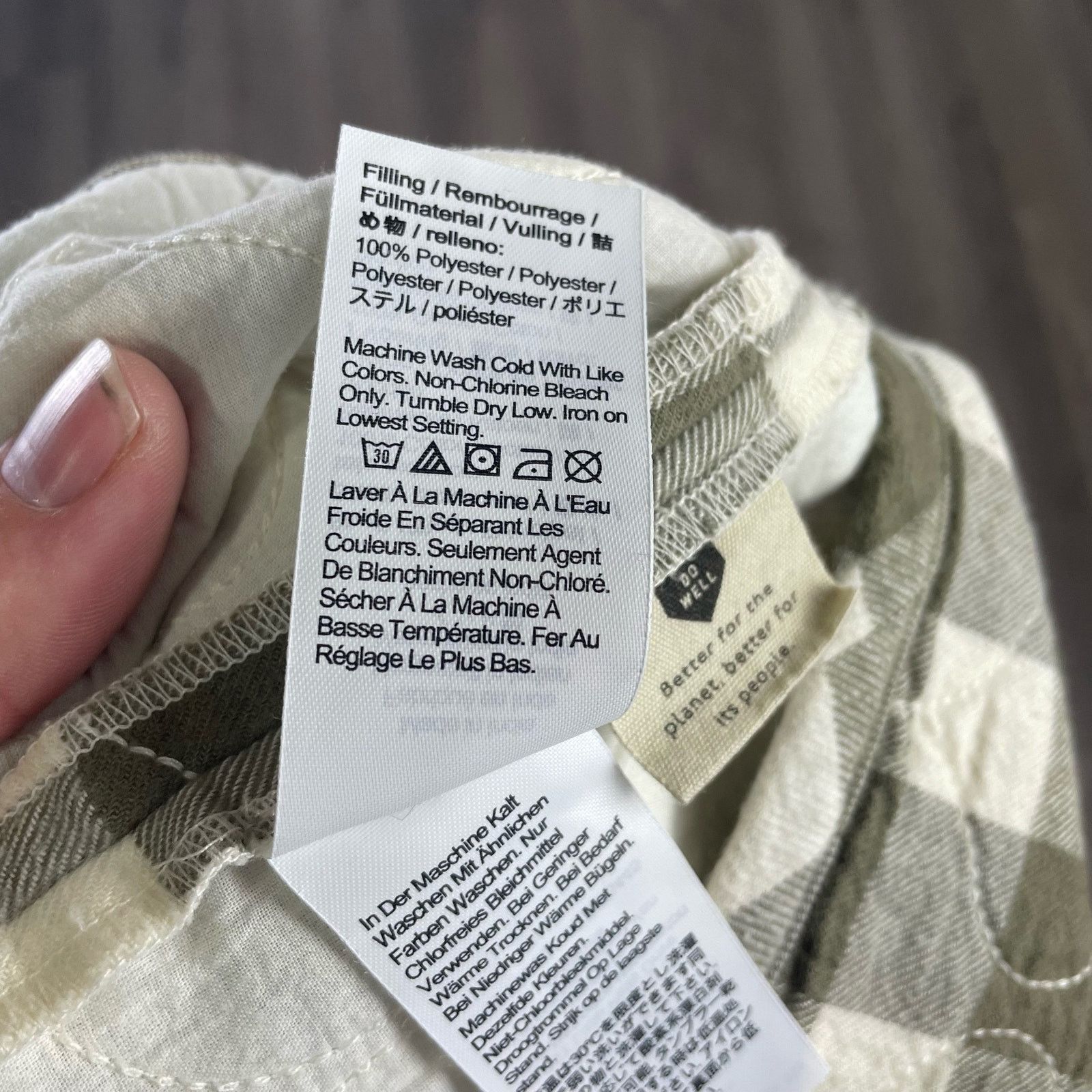 Madewell Madewell Curvy Quilted Flannel Check Mini Skirt US Women's 4 Size 27" / US 4 / IT 40 - 6 Thumbnail