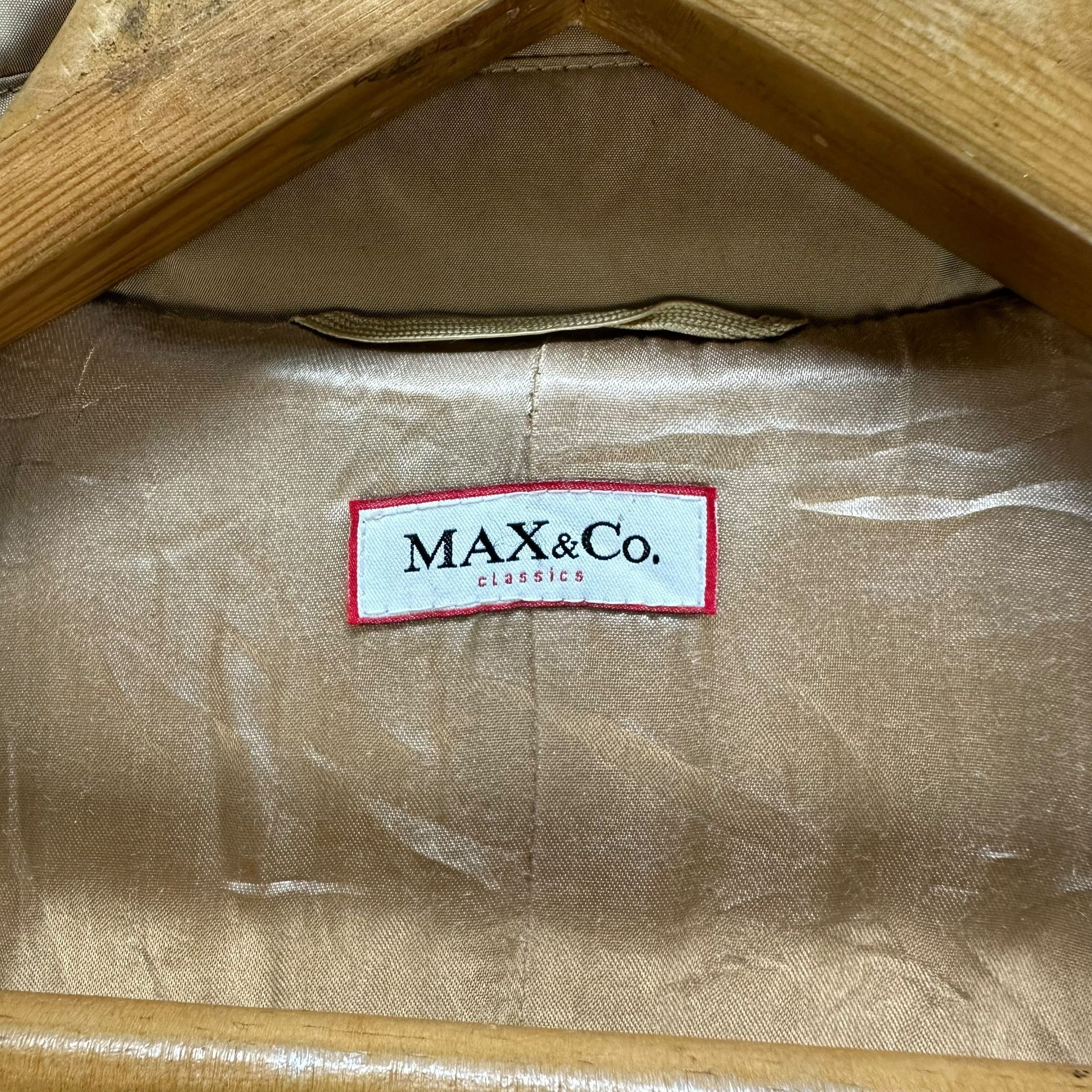 Max Mara MAX & CO Classics Women's Belted Coat Jacket #012-1421 Size M / US 6-8 / IT 42-44 - 10 Thumbnail
