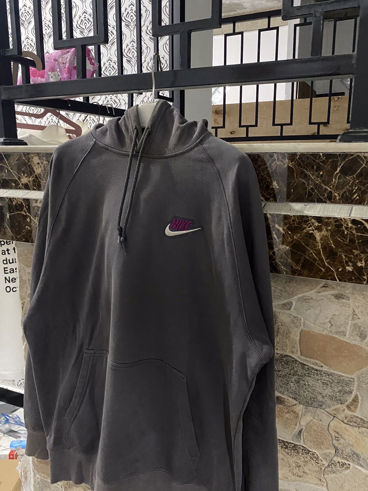 Nike × Vintage Hoodie nike vintage y2k small swoosh Size US XXL / EU 58 / 5 - 2 Thumbnail