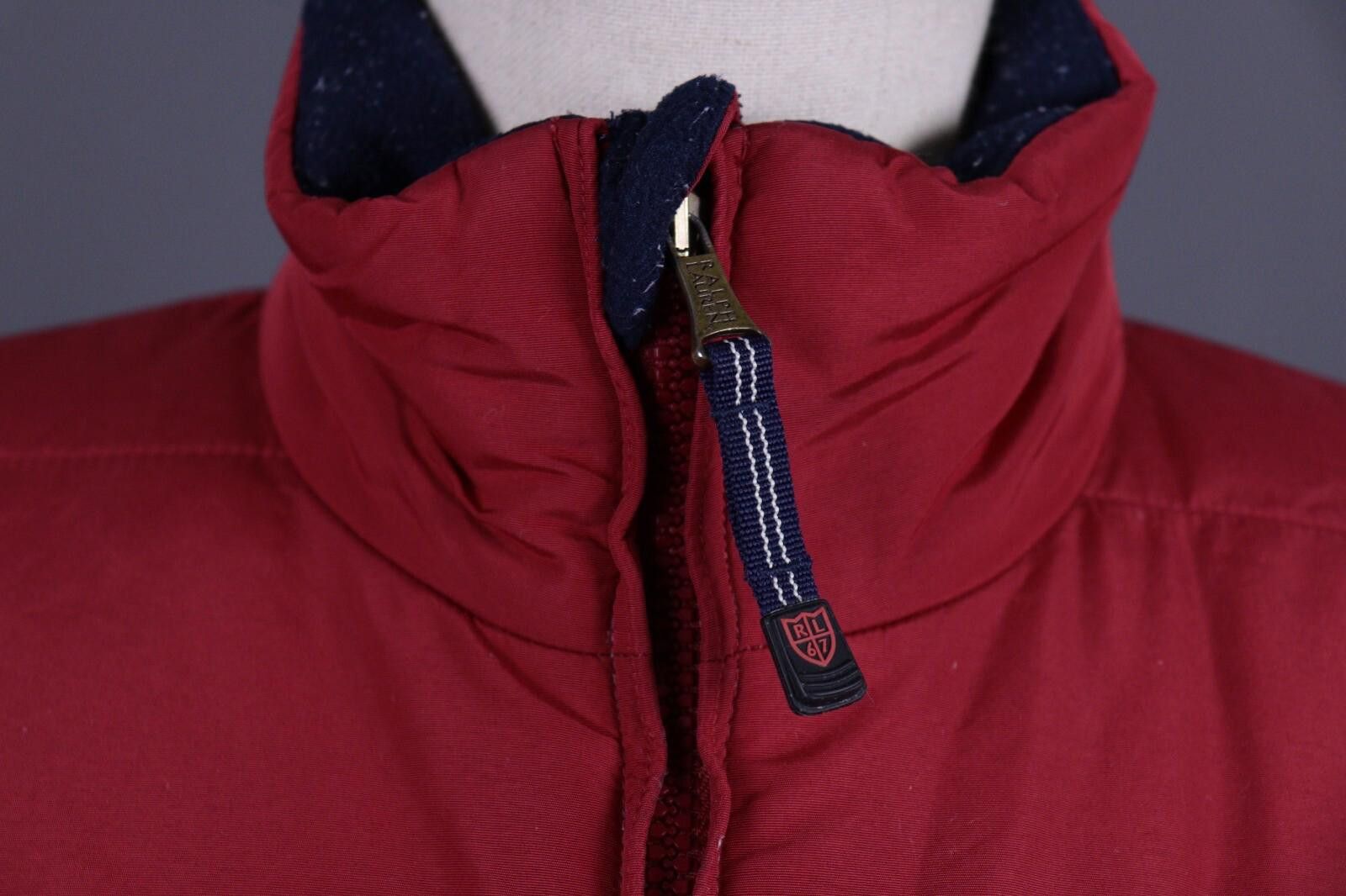 Polo Ralph Lauren Women's Ralph Lauren Red Zip Padded Jacket Size M Size M / US 6-8 / IT 42-44 - 5 Thumbnail