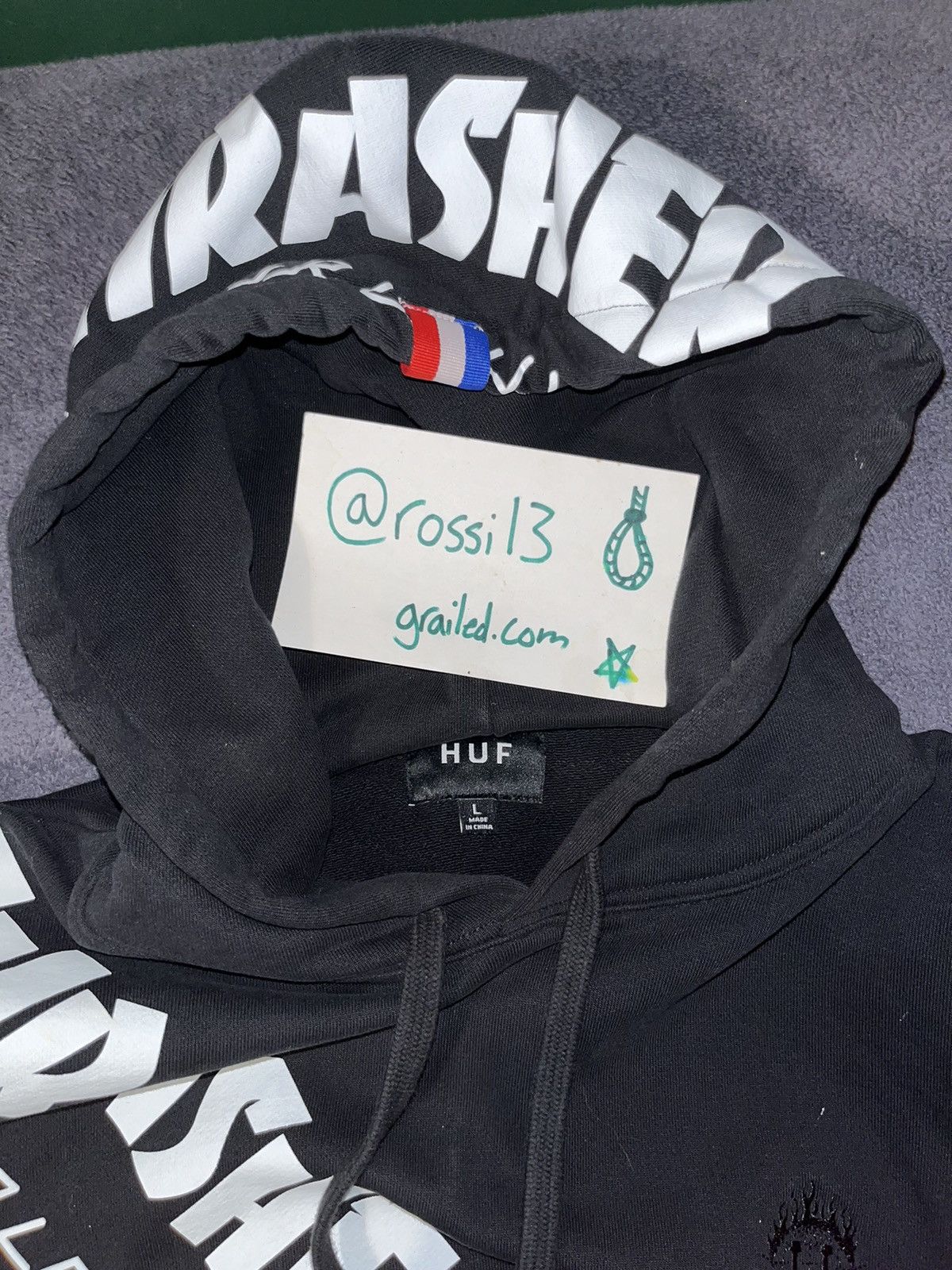 Huf × Thrasher Huf x Thrasher All Over Hoodie Size US L / EU 52-54 / 3 - 2 Thumbnail
