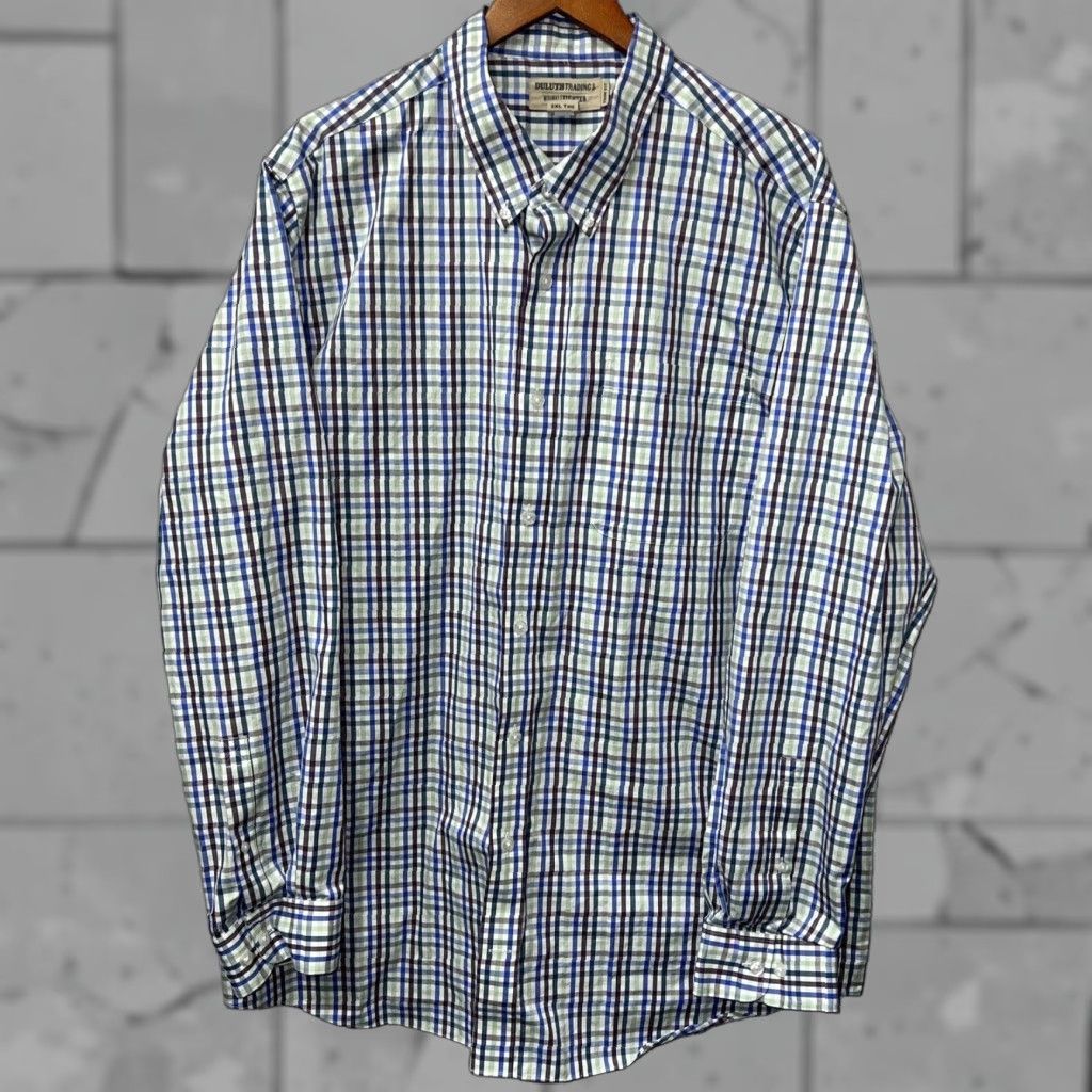 CO DULUTH TRADING CO Mens Shirt Button-Up Plaid Multicolor 2XLT Big & Tall Long Sleeve, Wrinkle Fighter, 2XLT Mens Size US XXL / EU 58 / 5 - 1 Thumbnail