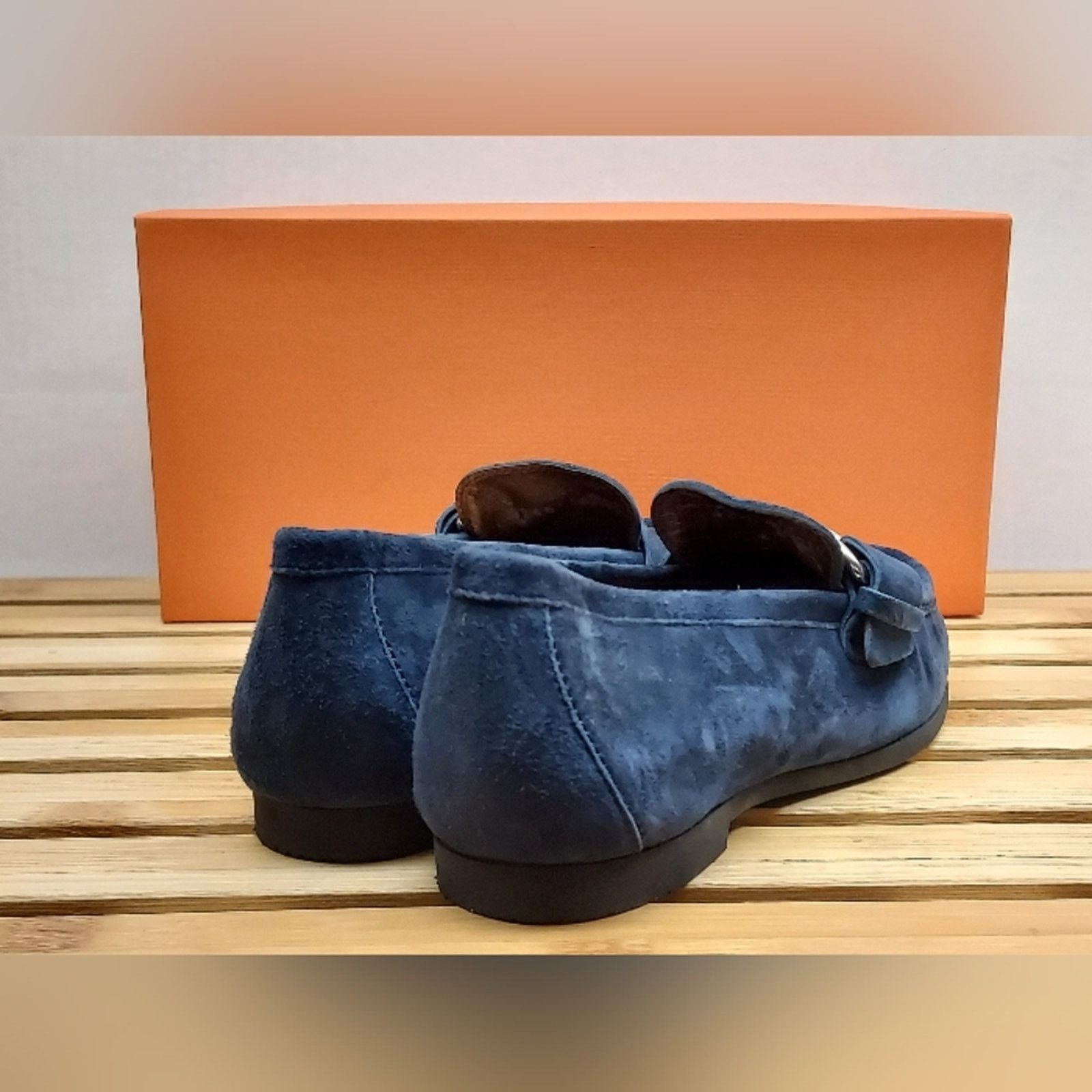 AGL AGL Womens Sapphire Suede Flat Shoes Size6.5 Size US 6.5 / IT 36.5 - 7 Thumbnail