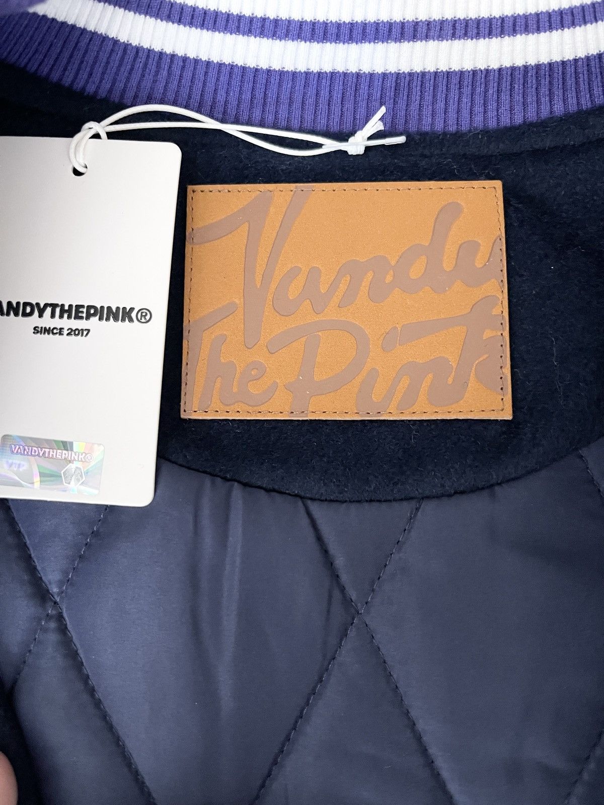 Other Limited Edition Vandy the Pink 99 Varsity Jacket - Size L Size US L / EU 52-54 / 3 - 8 Thumbnail