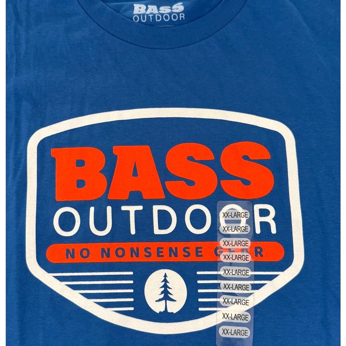 Bass Pro Shops Bass Outdoor Logo Graphic SS Crewneck T-Shirt Blue XXL 2XL Size US XXL / EU 58 / 5 - 7 Thumbnail