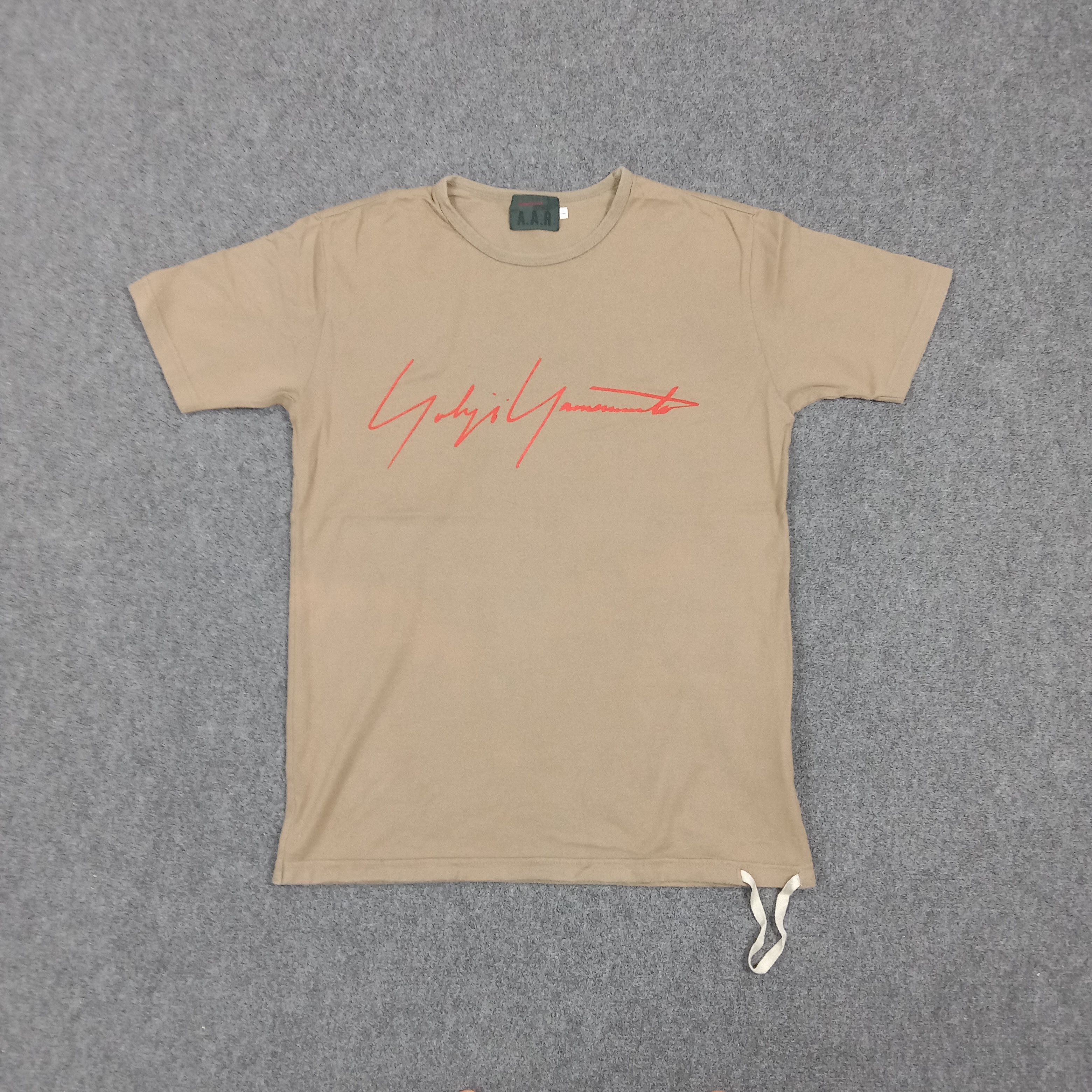 Yohji Yamamoto A.A.R Yohji Yamamoto Japanese Designer Tshirt C285N33 Size US S / EU 44-46 / 1 - 1 Thumbnail
