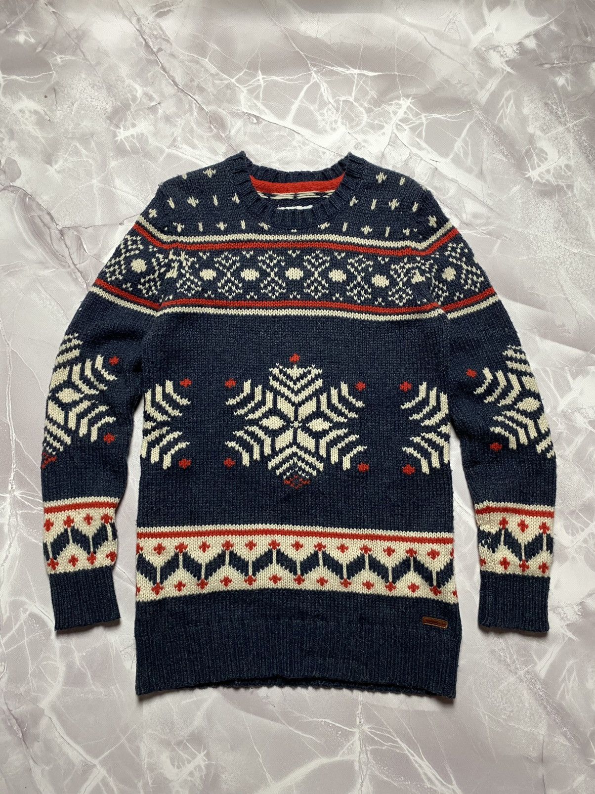 Peak Performance Peak Performance Fair Isle Nordic Snowflake Sweater Men's M Size US M / EU 48-50 / 2 - 1 Thumbnail