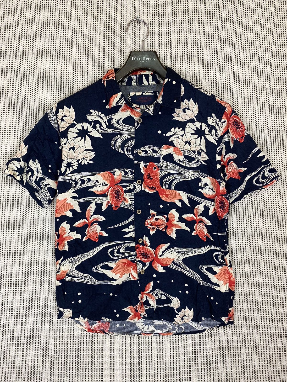 Designer × Japanese Brand × Vintage 🔥Japanase brand shirt button ups fullprinted fish nicedesign Size US L / EU 52-54 / 3 - 1 Thumbnail