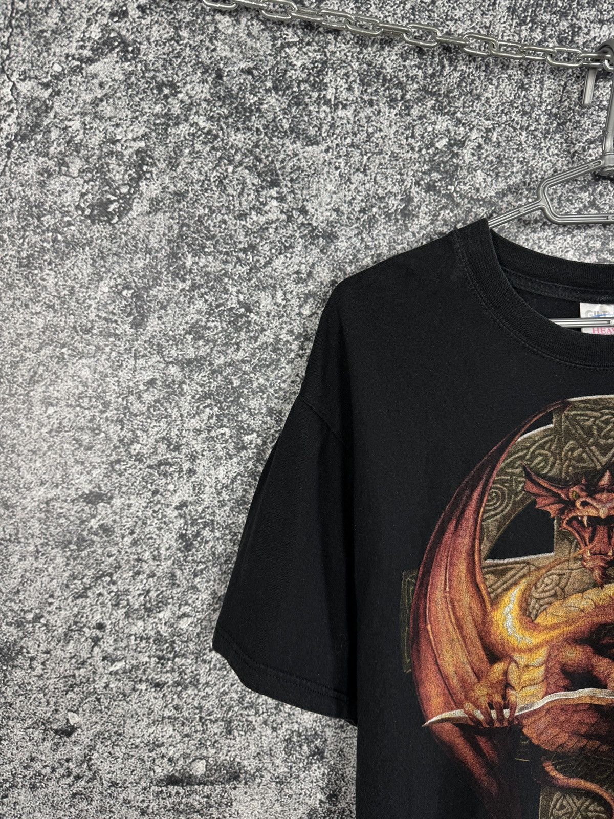 Vintage Men’s Spiral Vintage T-Shirt Bat Dragon Band Tee Size L Size US L / EU 52-54 / 3 - 3 Thumbnail