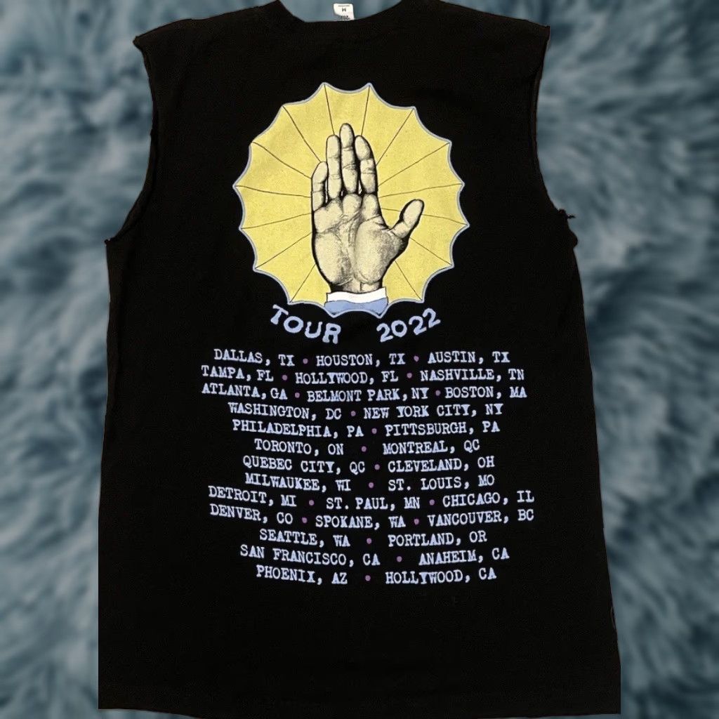 Vintage Janes Addiction 2022 Tour Distressed Cut Off Shirt M Band Concert Rock Grunge Y2K Mens T-Shirt Black Size US M / EU 48-50 / 2 - 1 Thumbnail