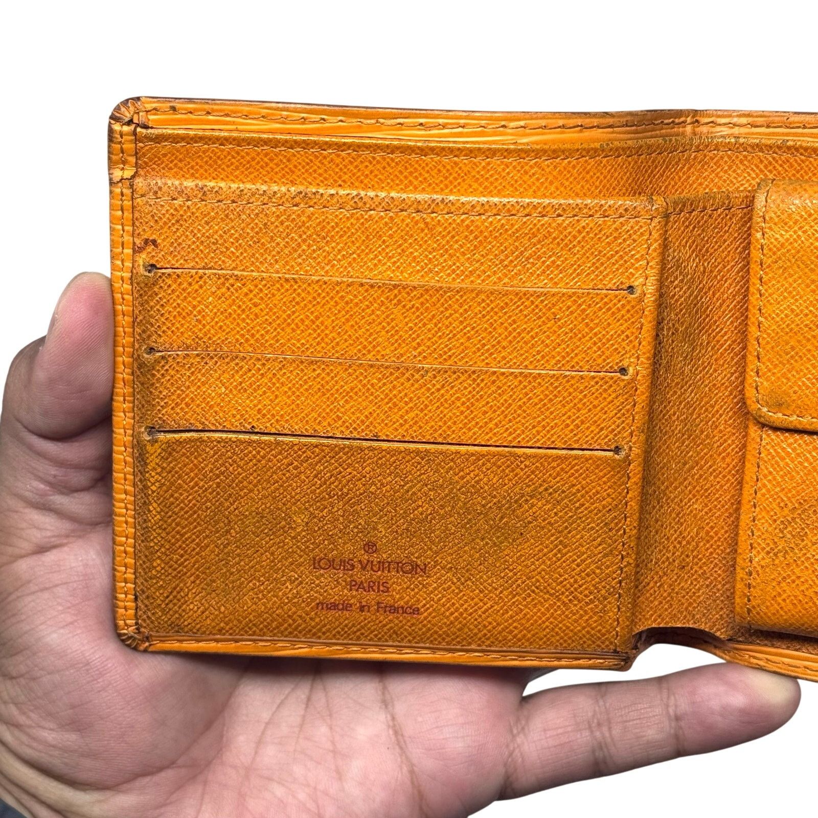 Louis Vuitton Louis Vuitton Orange Bifold Wallet Size ONE SIZE - 11 Thumbnail