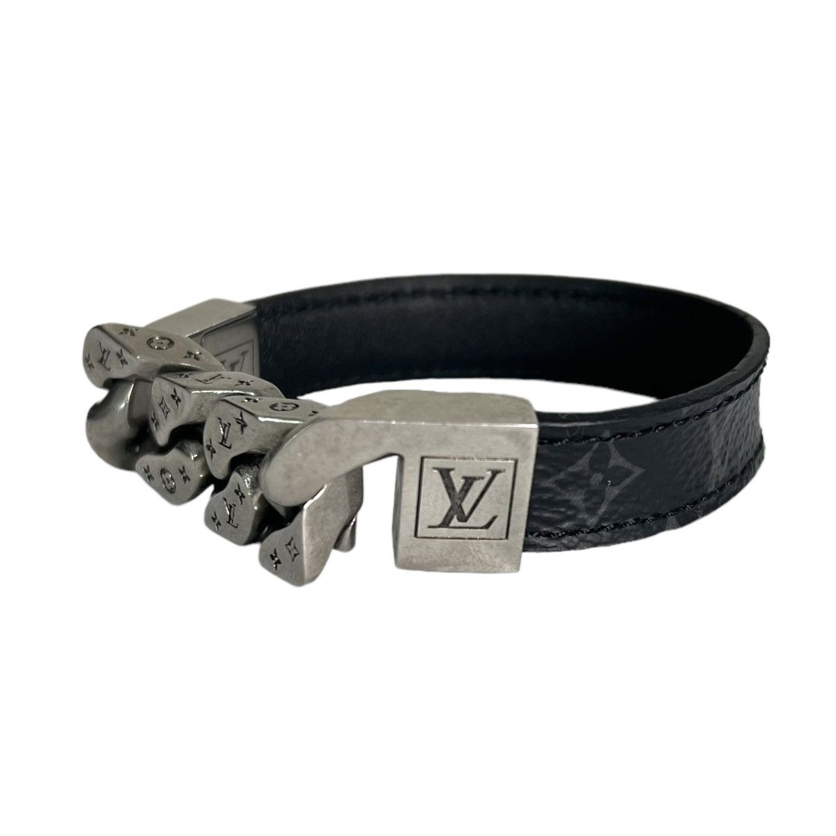 Louis Vuitton Louis Vuitton Monochain Monogram Eclipse Bracelet Size ONE SIZE - 3 Thumbnail