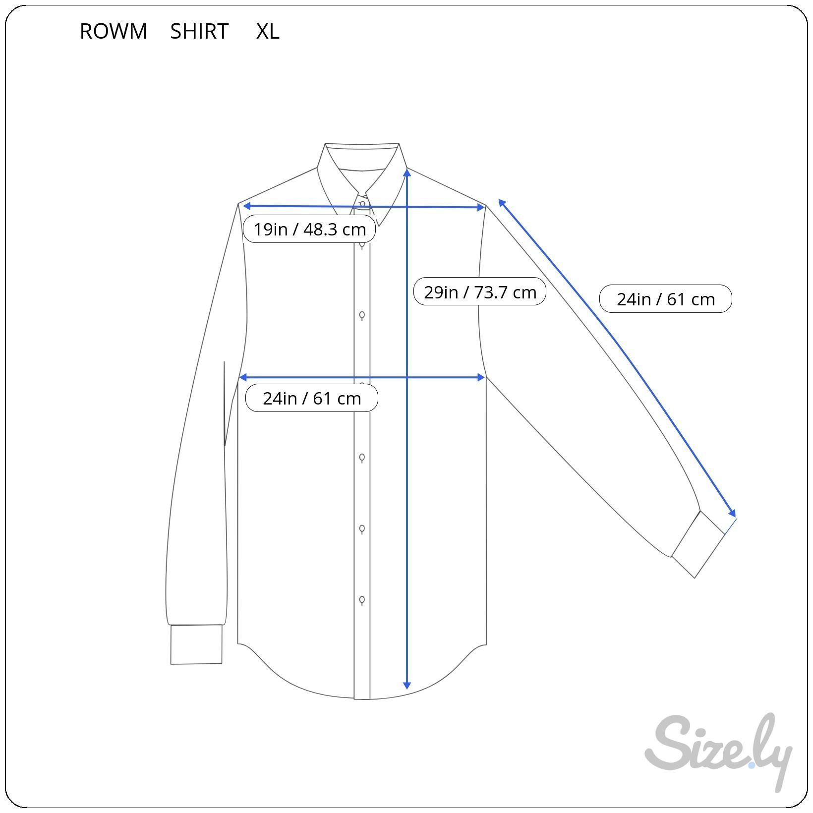 Designer Rowm Black White Plaid Button Up Long Sleeve Shirt XL Size US XL / EU 56 / 4 - 4 Thumbnail
