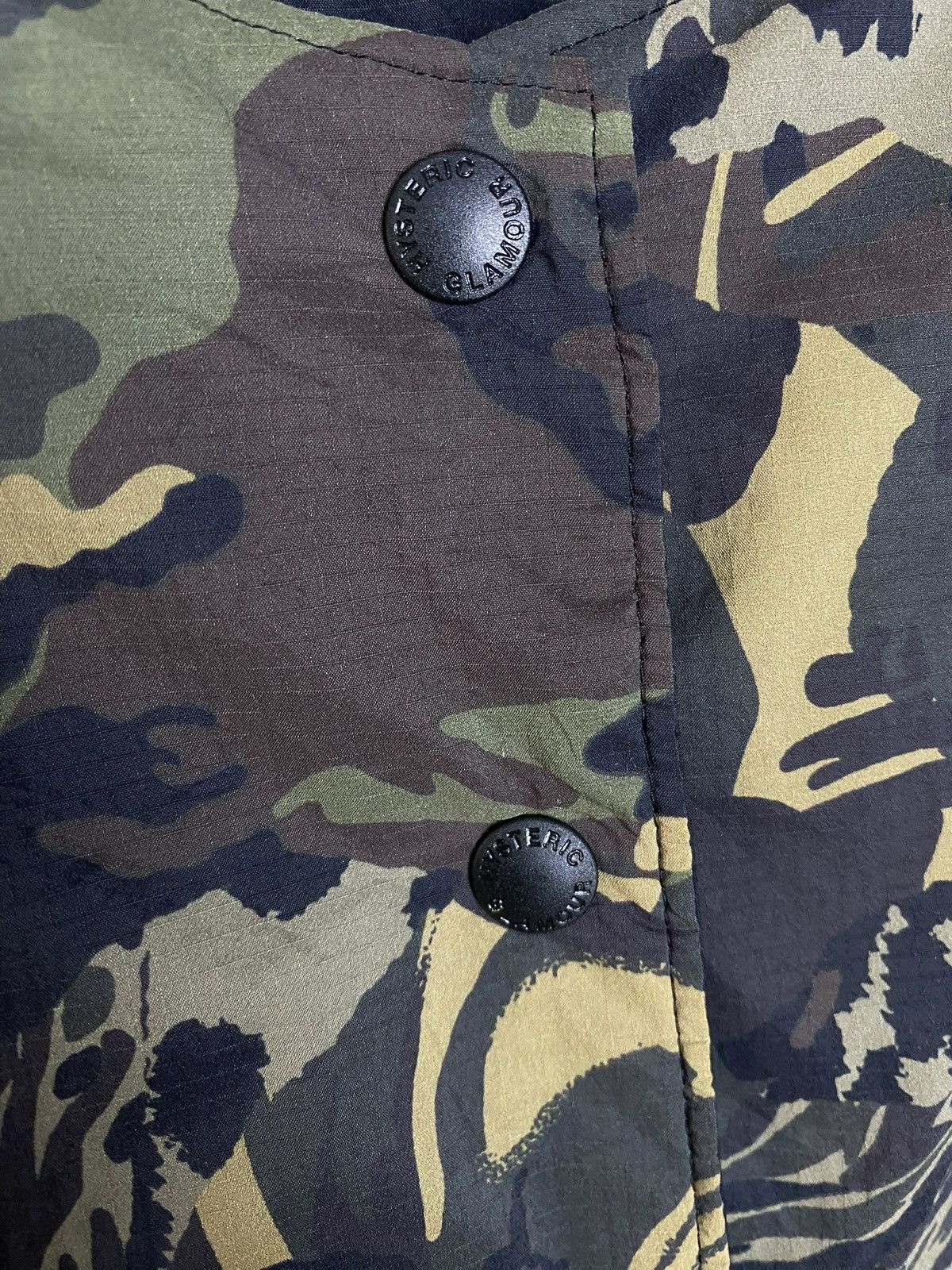 Hysteric Glamour Rare🔥Hysteric Glamour Reversible Camo Polartec Vest Jacket Size US XS / EU 42 / 0 - 7 Thumbnail
