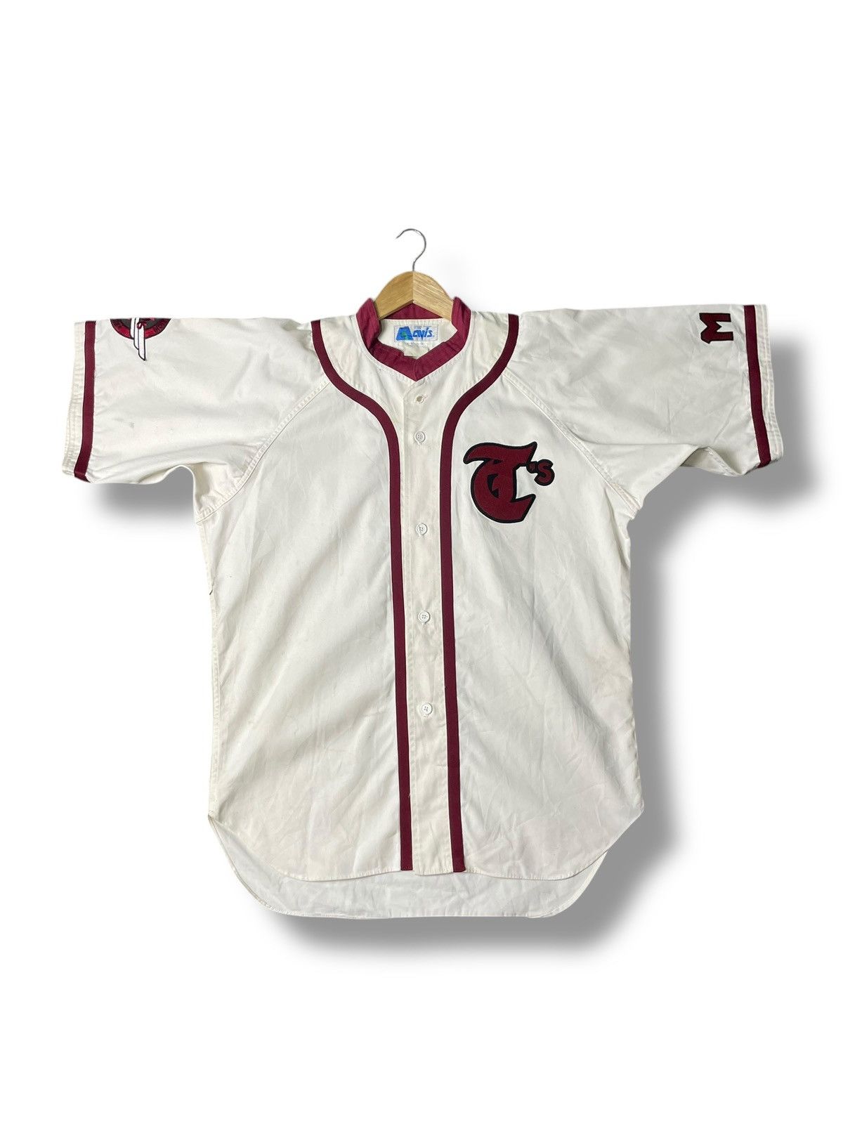 Japanese Brand × Vintage Avis x Vintage Baseball Jersey Embroidery (40) Size US M / EU 48-50 / 2 - 2 Thumbnail